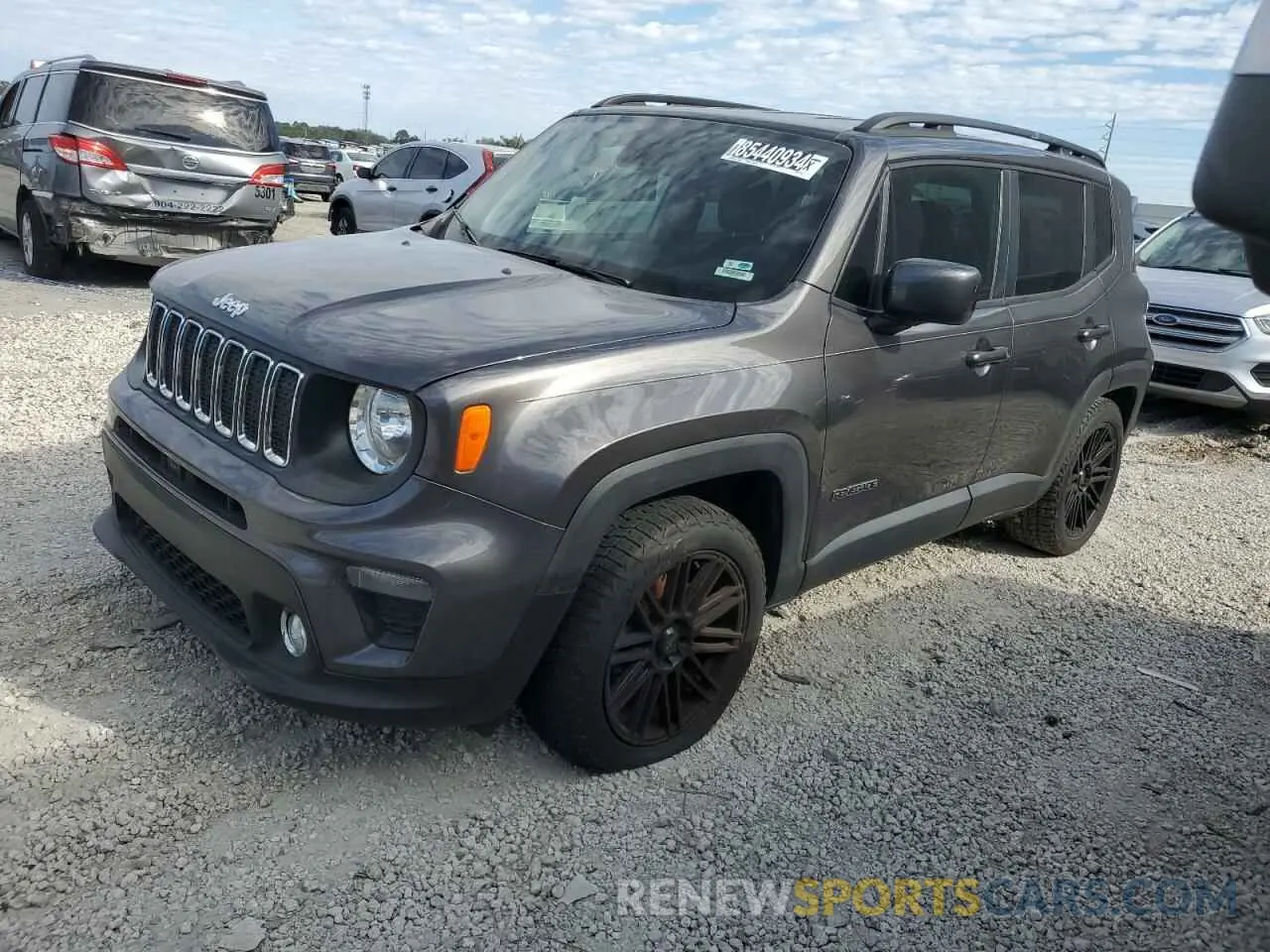 1 Фотография поврежденного автомобиля ZACNJABB7KPJ74780 JEEP RENEGADE 2019