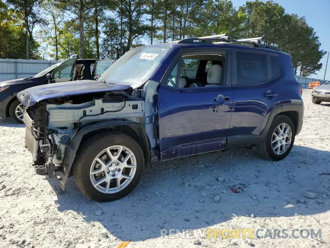1 Photograph of a damaged car ZACNJABB7KPK08362 JEEP RENEGADE 2019
