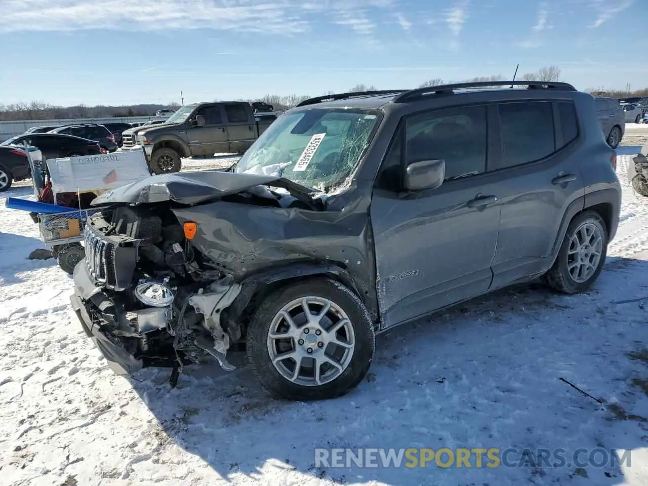 1 Фотография поврежденного автомобиля ZACNJABB7KPK61028 JEEP RENEGADE 2019