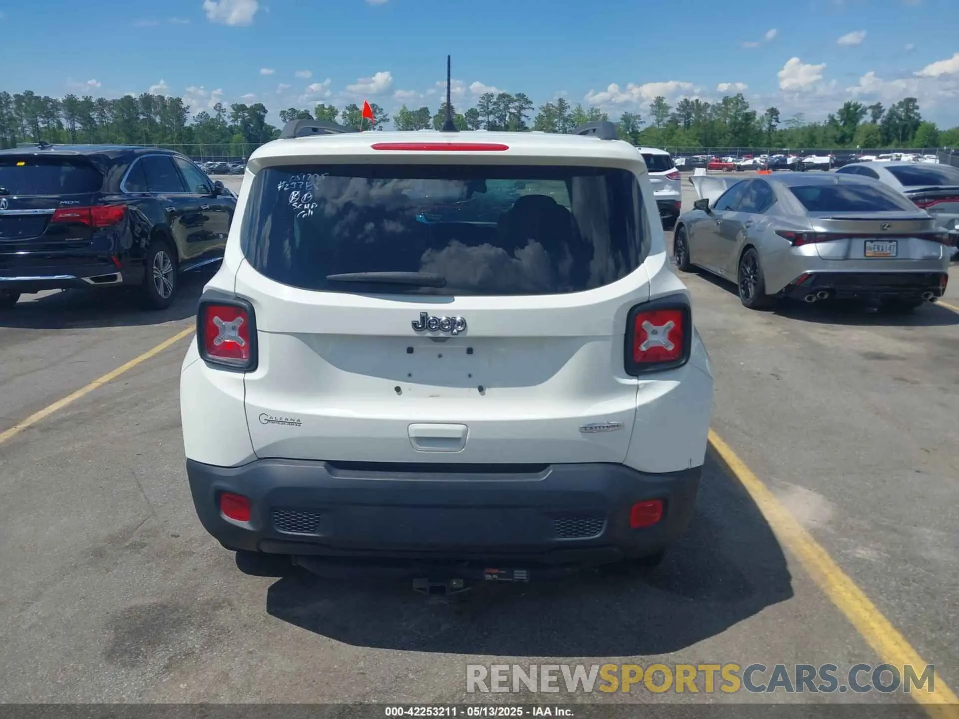 16 Photograph of a damaged car ZACNJABB9KPK20061 JEEP RENEGADE 2019