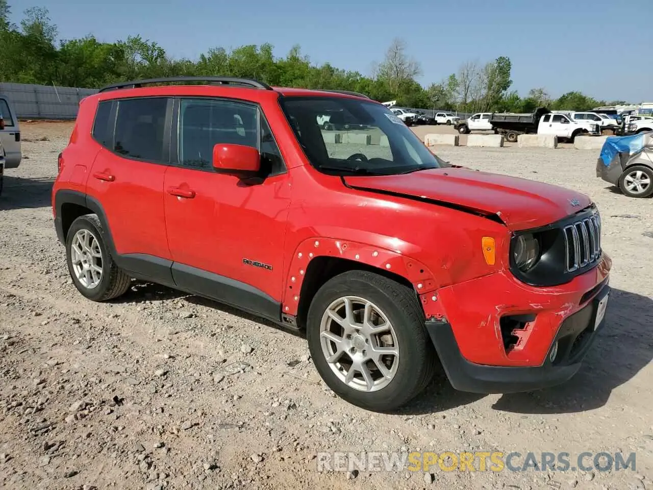 4 Photograph of a damaged car ZACNJABB9KPK25499 JEEP RENEGADE 2019