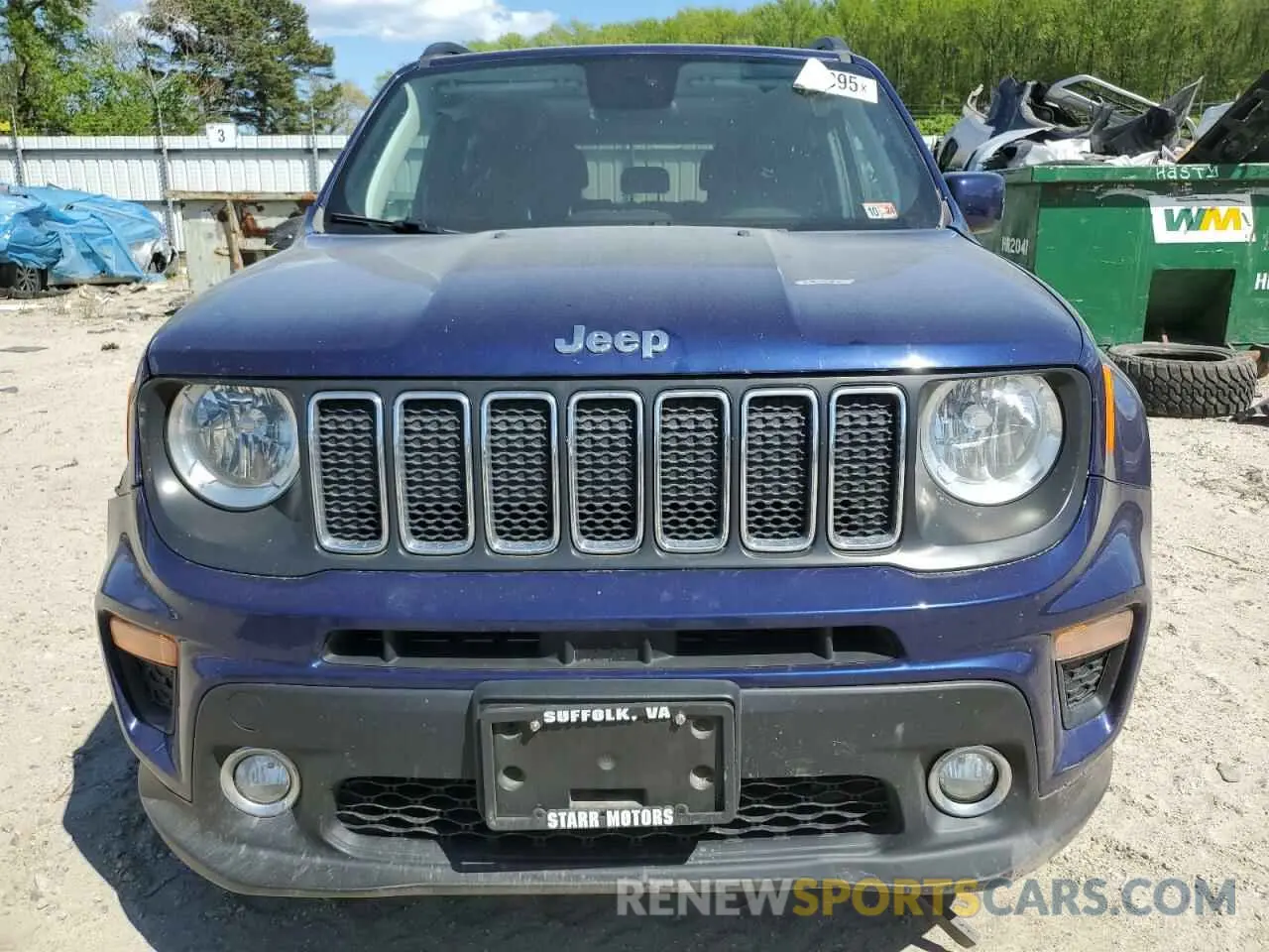 5 Photograph of a damaged car ZACNJABBXKPJ75373 JEEP RENEGADE 2019