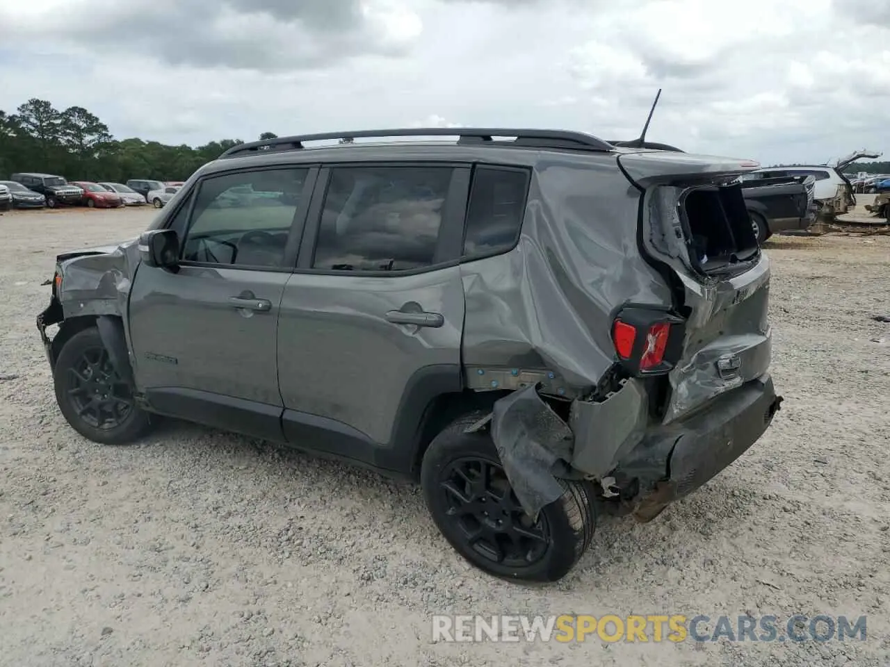 2 Photograph of a damaged car ZACNJABBXKPK42652 JEEP RENEGADE 2019