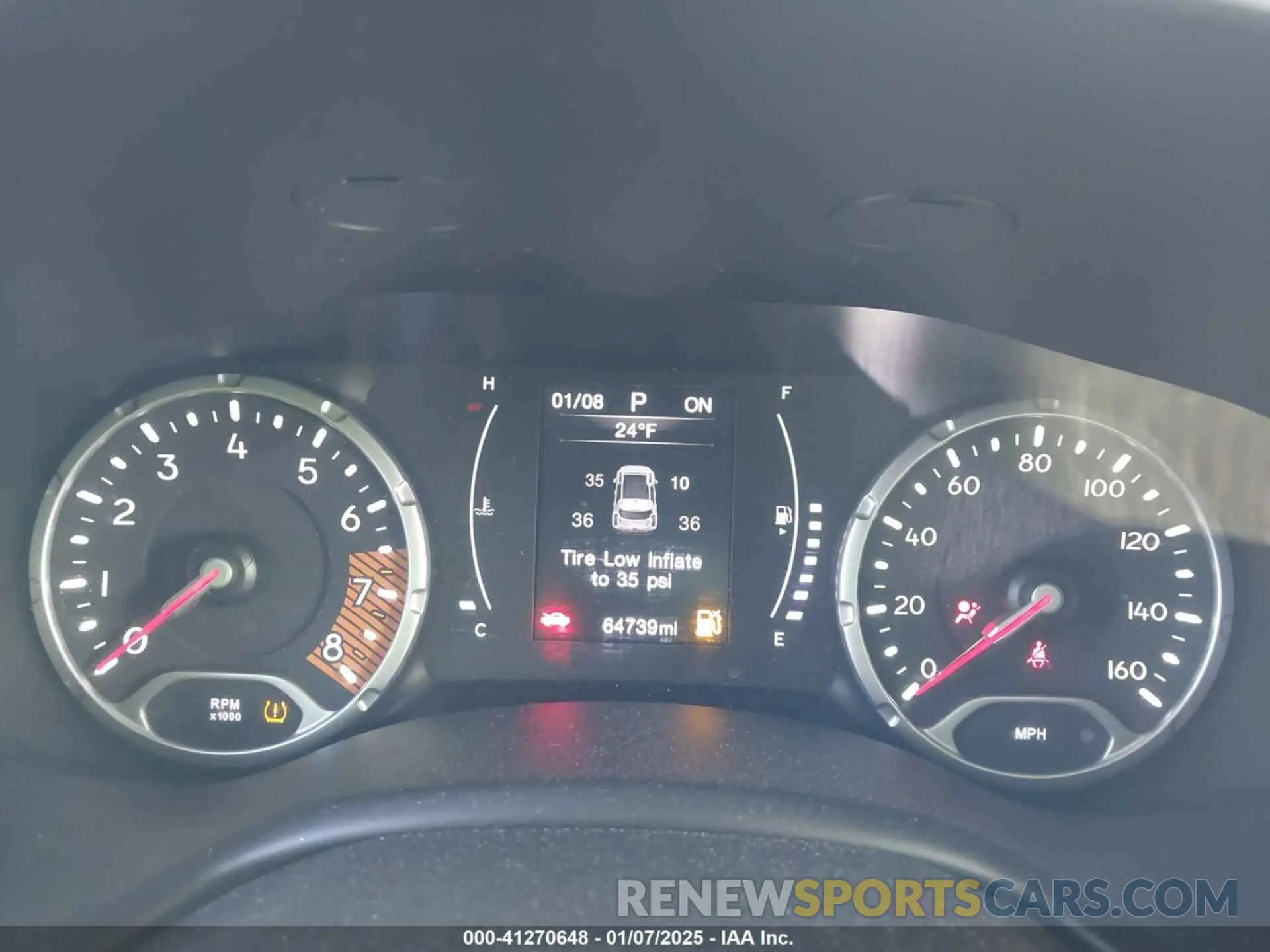 7 Photograph of a damaged car ZACNJBAB0KPK92953 JEEP RENEGADE 2019