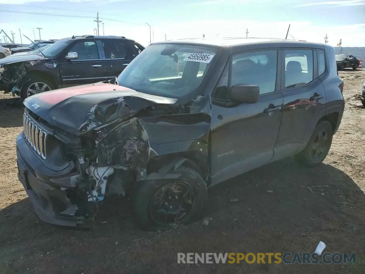 1 Фотография поврежденного автомобиля ZACNJBAB1KPJ91596 JEEP RENEGADE 2019