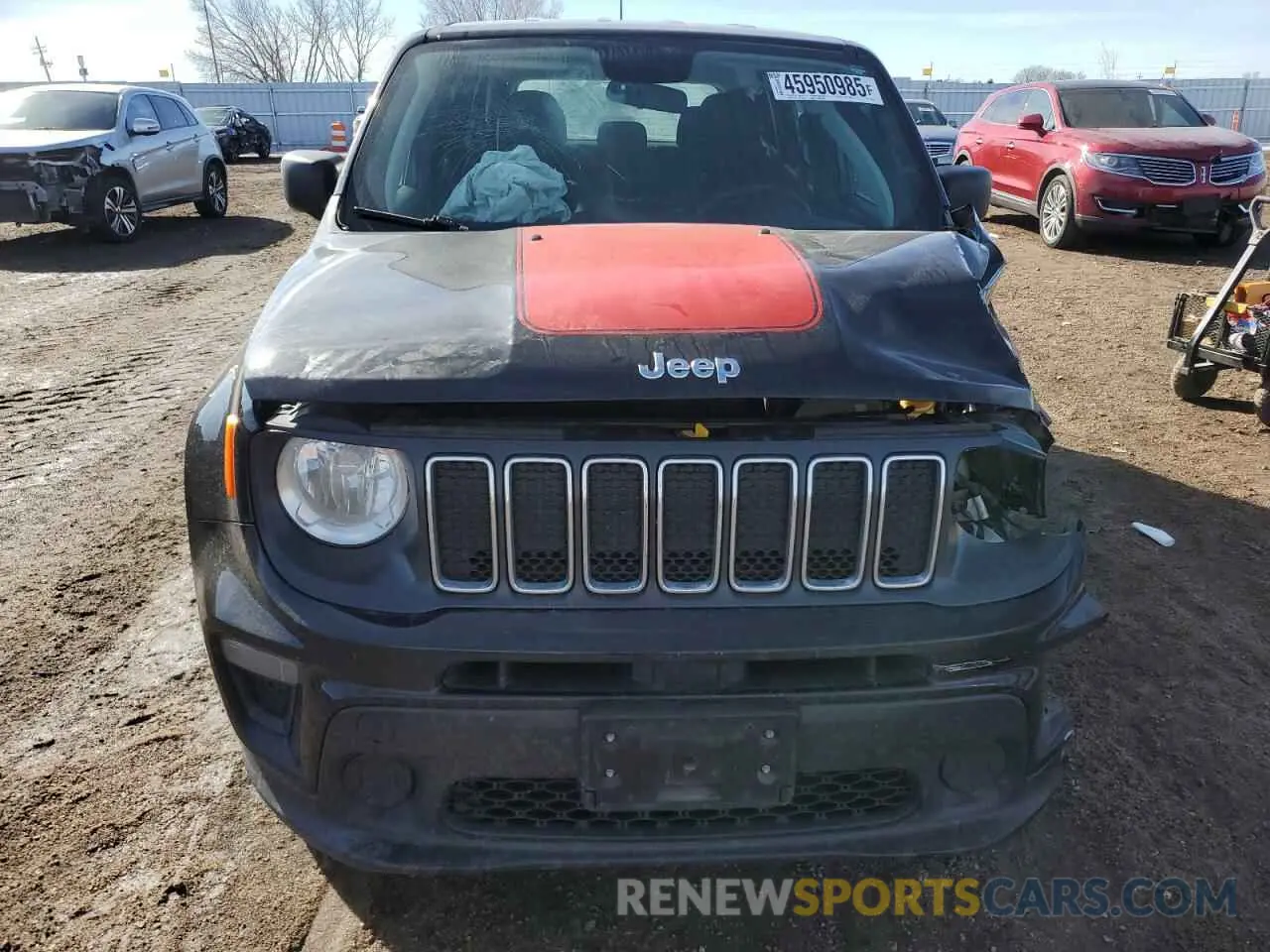 5 Фотография поврежденного автомобиля ZACNJBAB1KPJ91596 JEEP RENEGADE 2019