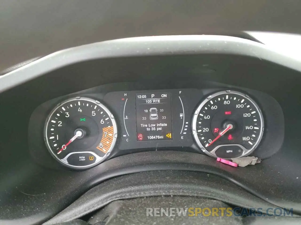 9 Фотография поврежденного автомобиля ZACNJBAB1KPJ91596 JEEP RENEGADE 2019
