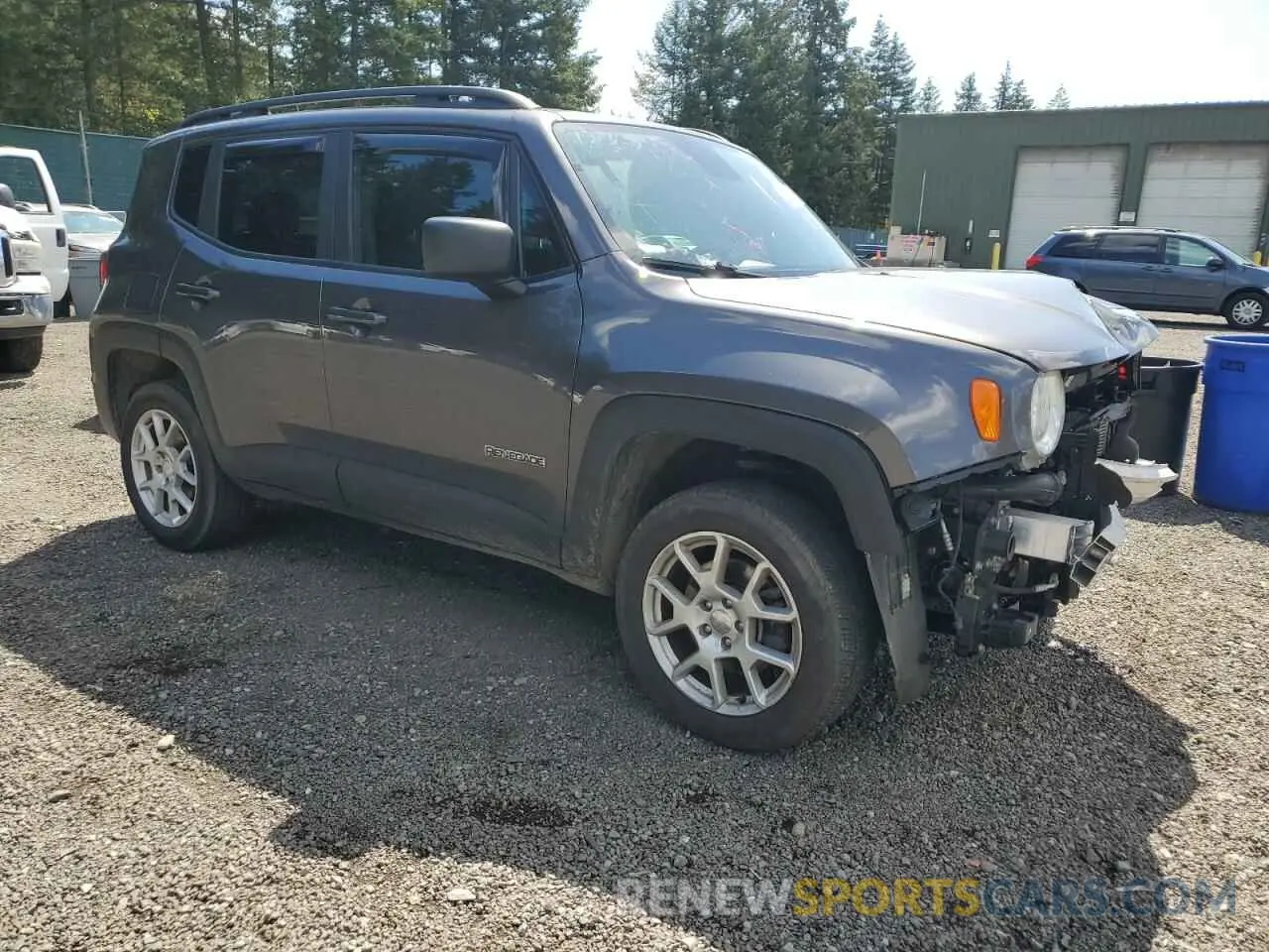 4 Photograph of a damaged car ZACNJBAB1KPK03696 JEEP RENEGADE 2019
