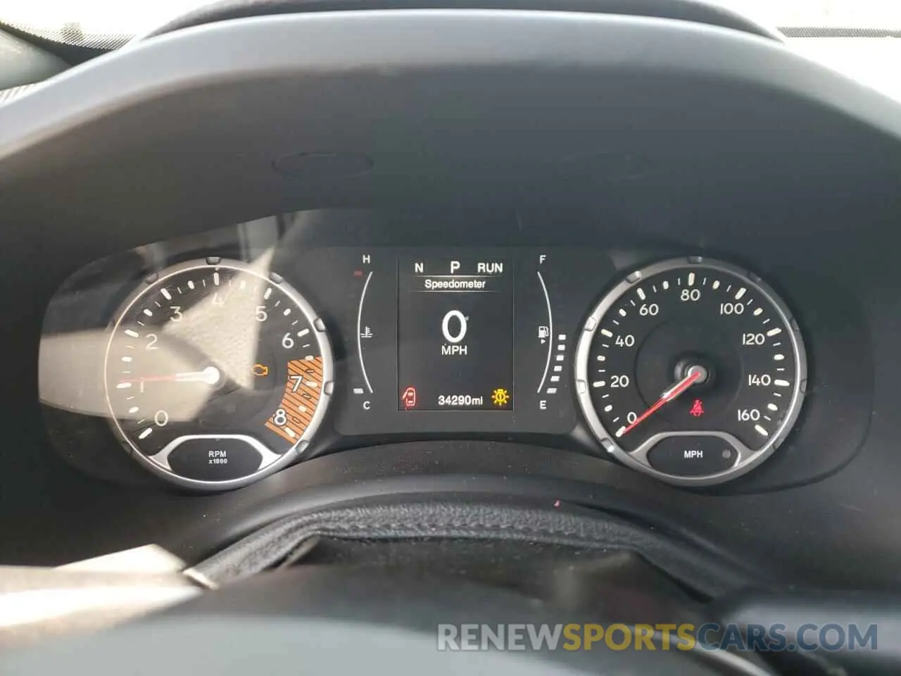 9 Photograph of a damaged car ZACNJBAB1KPK03696 JEEP RENEGADE 2019