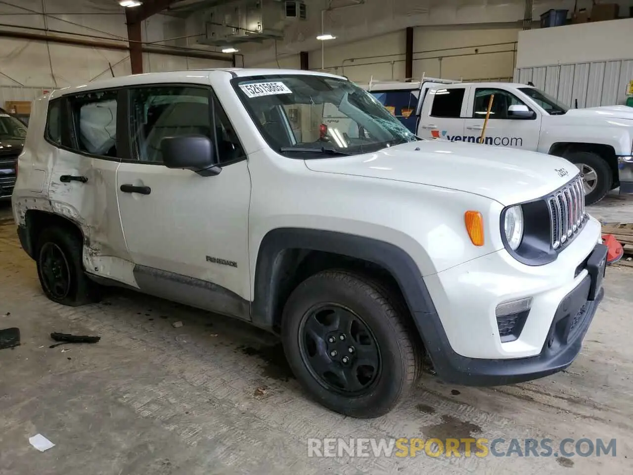 4 Фотография поврежденного автомобиля ZACNJBAB1KPK50551 JEEP RENEGADE 2019
