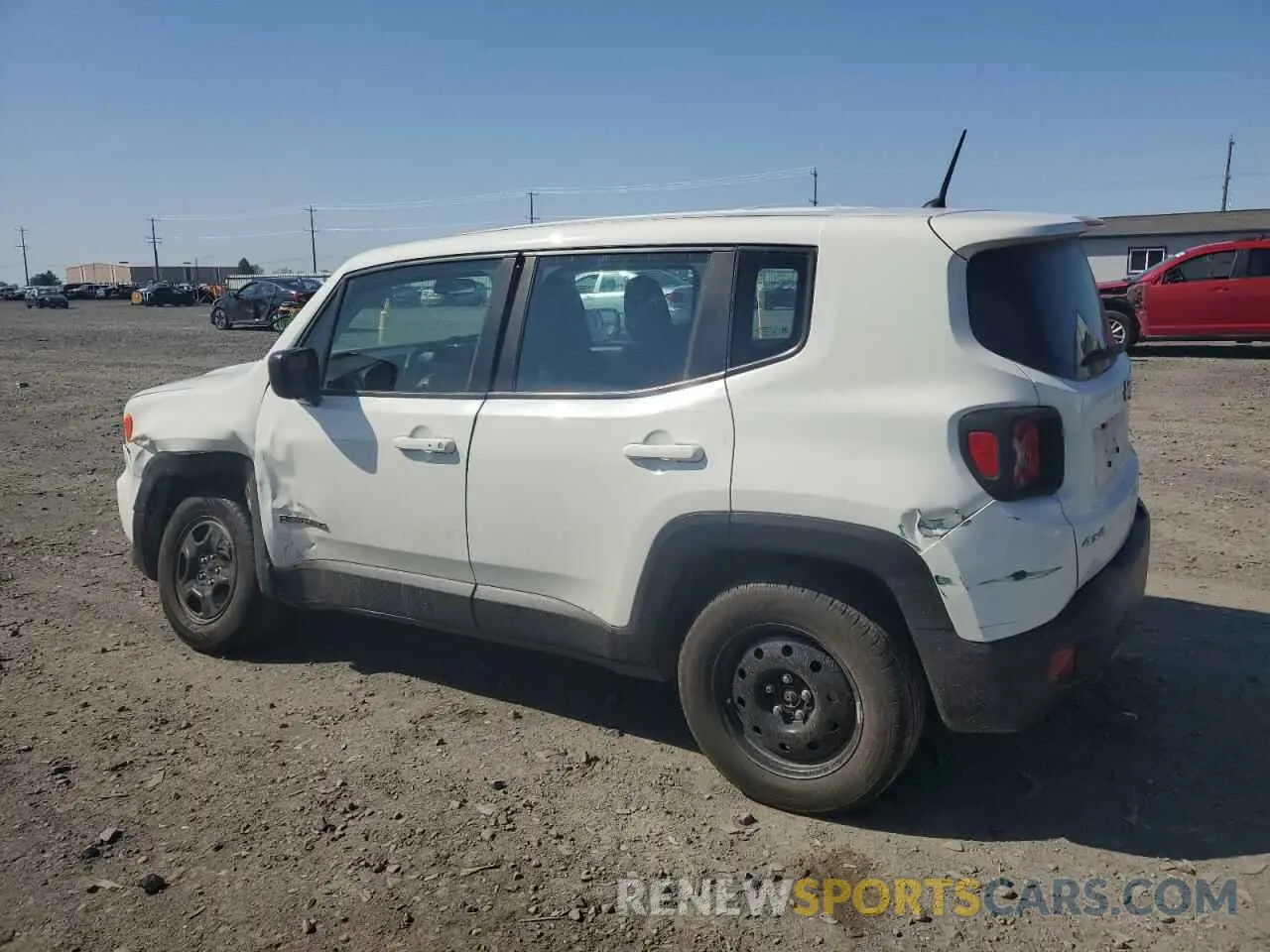 2 Photograph of a damaged car ZACNJBAB2KPK56200 JEEP RENEGADE 2019