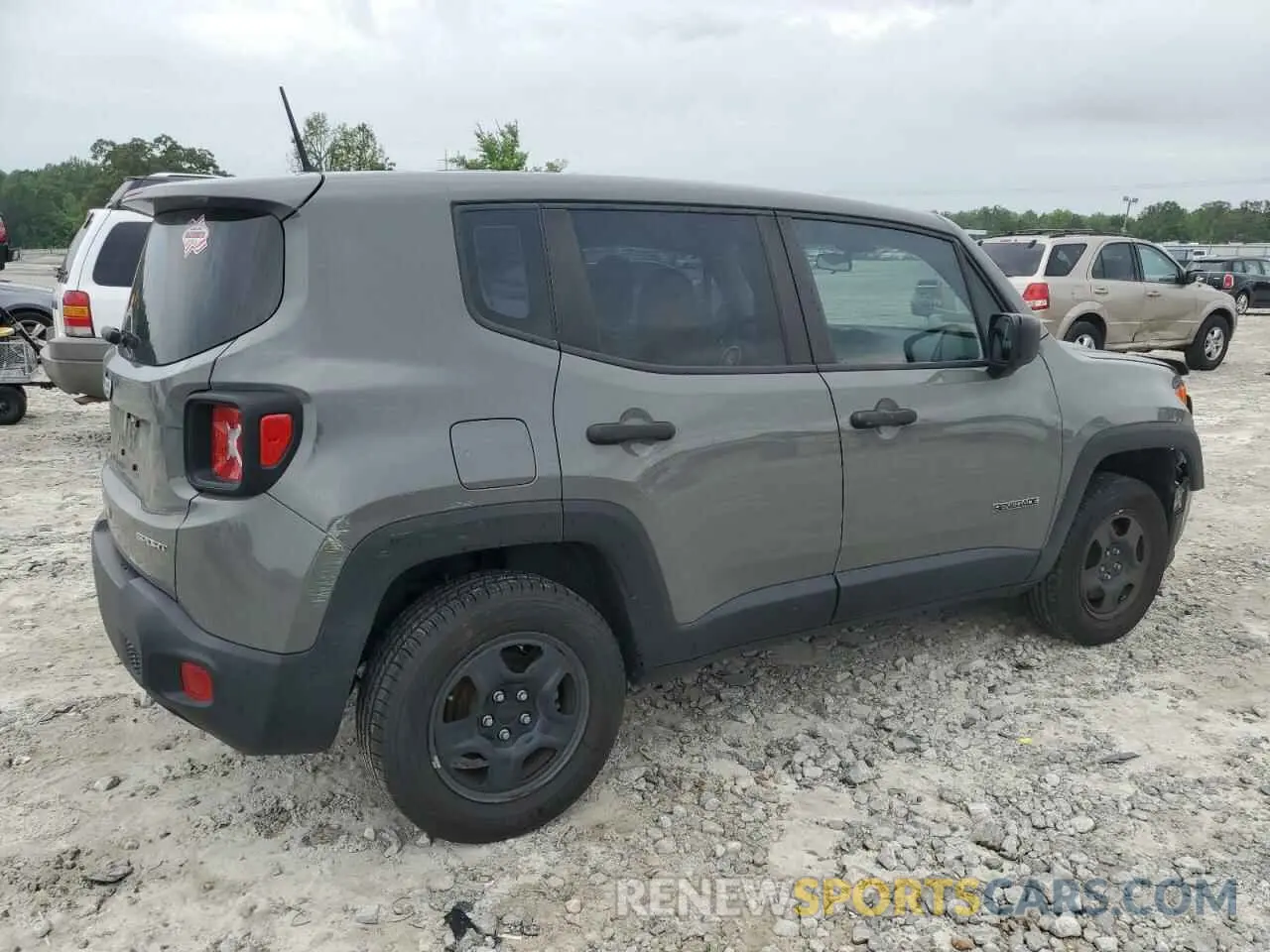 3 Photograph of a damaged car ZACNJBAB3KPK37977 JEEP RENEGADE 2019