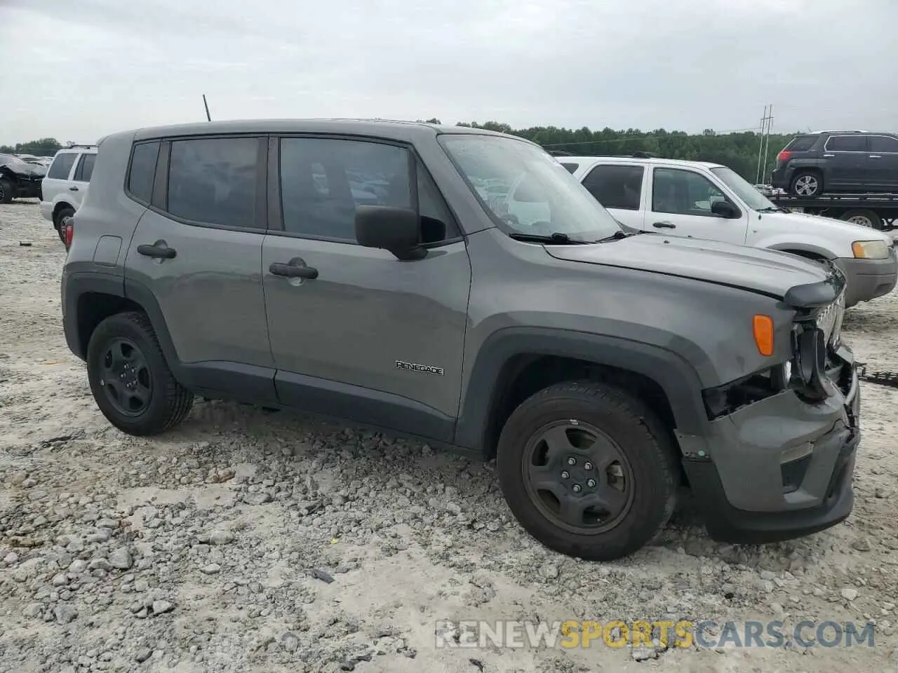 4 Photograph of a damaged car ZACNJBAB3KPK37977 JEEP RENEGADE 2019