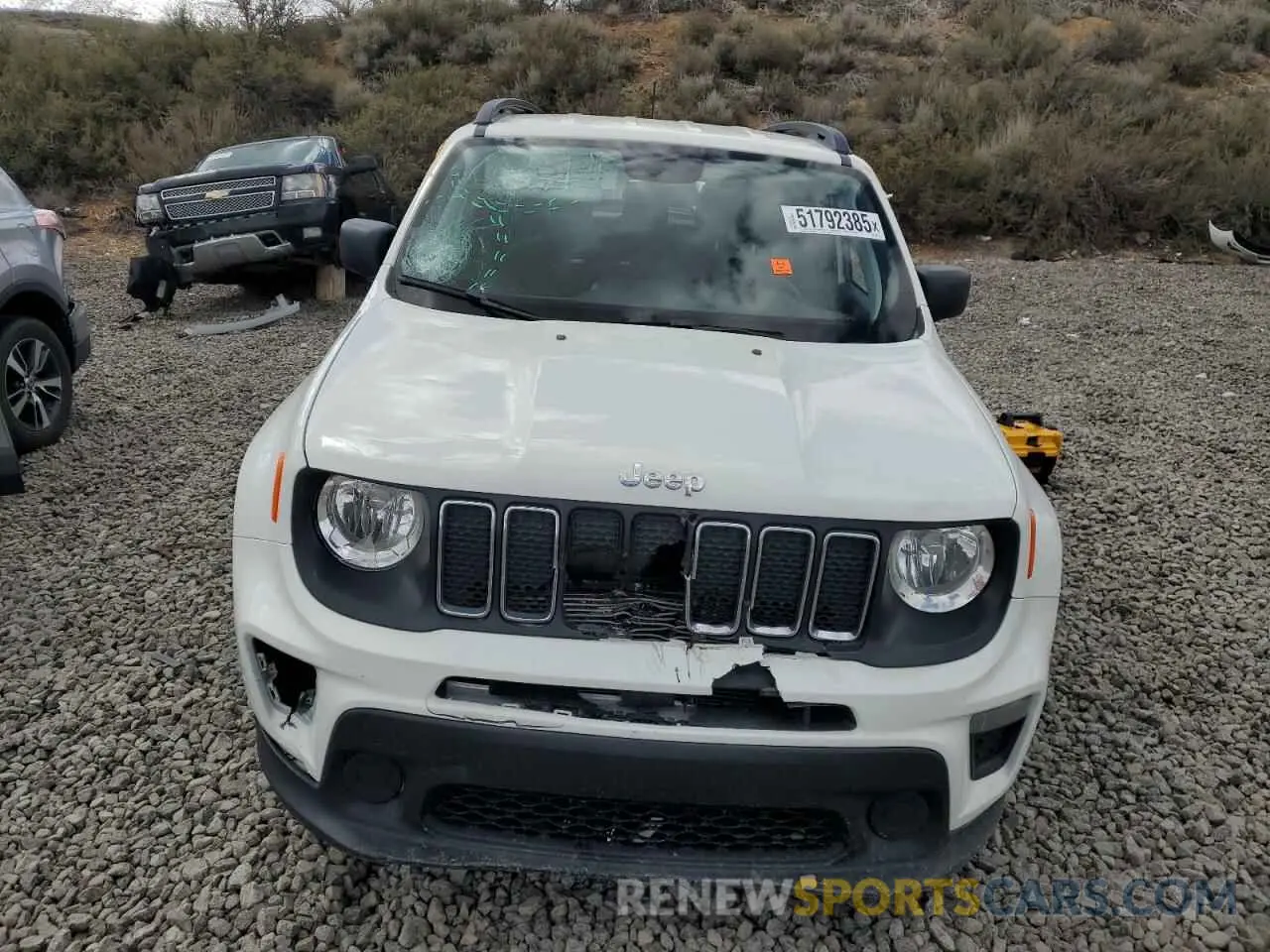 5 Photograph of a damaged car ZACNJBAB6KPJ96678 JEEP RENEGADE 2019