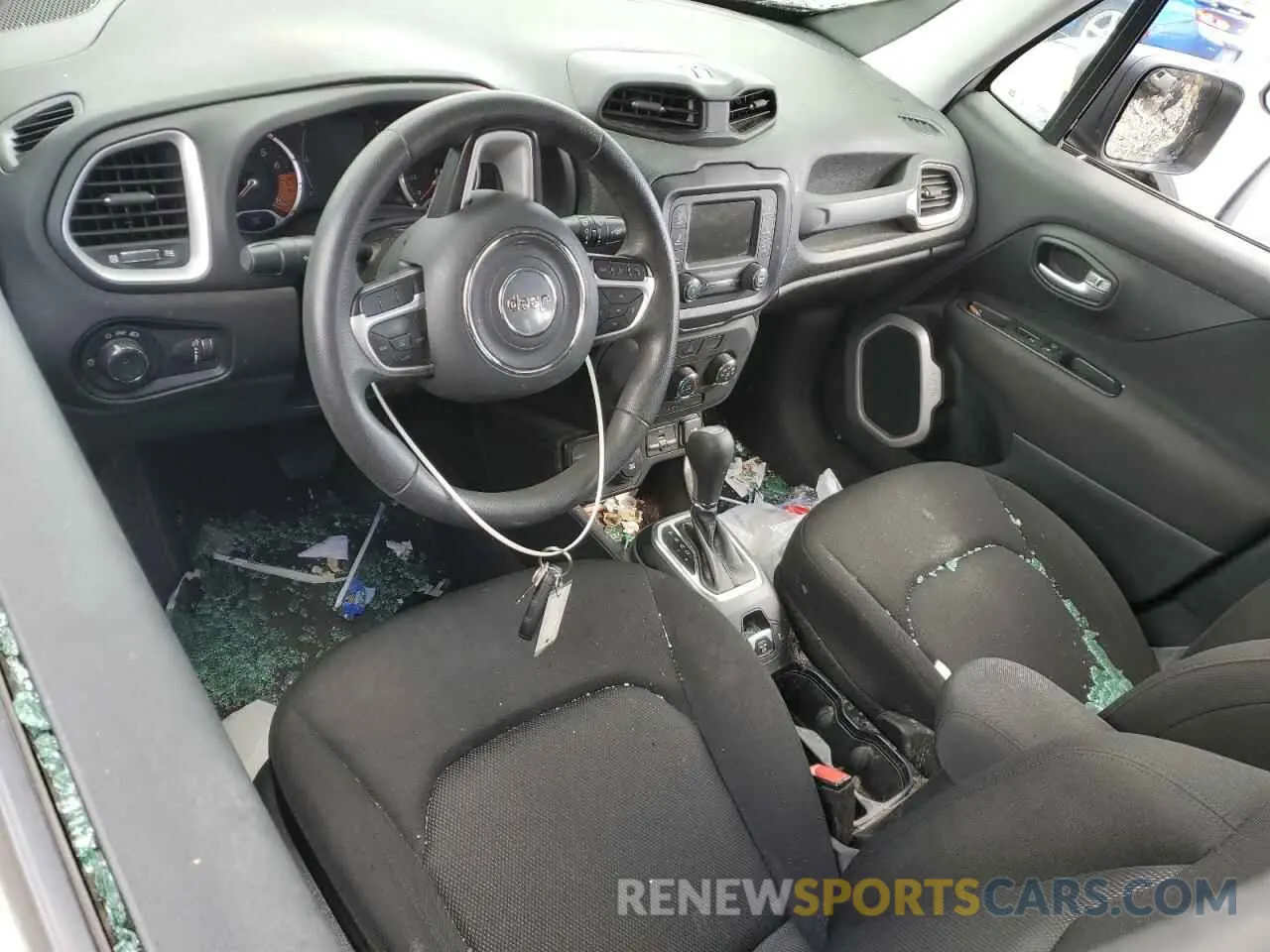 8 Photograph of a damaged car ZACNJBAB6KPJ96678 JEEP RENEGADE 2019