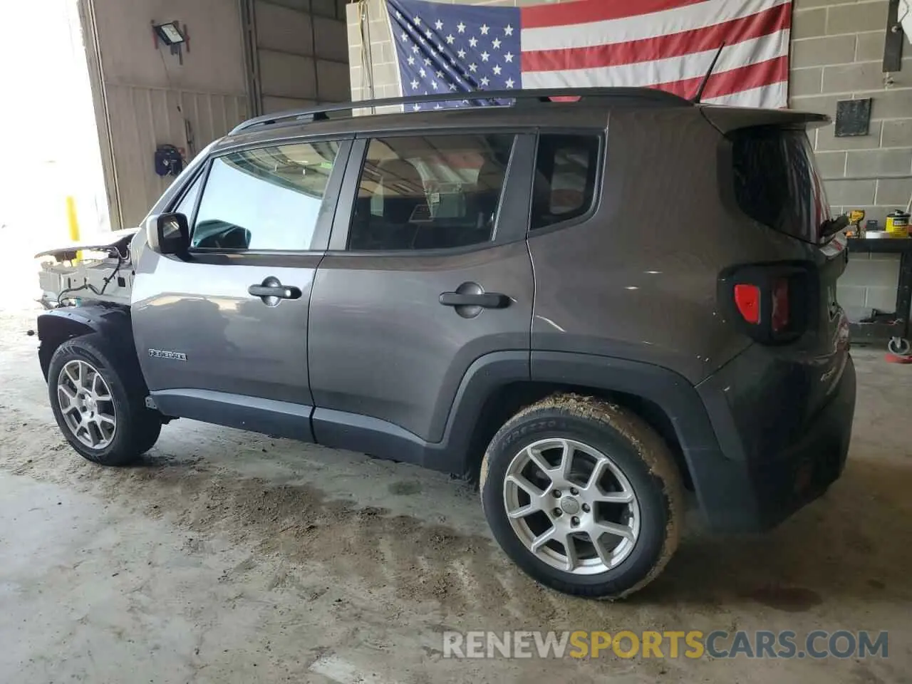 2 Photograph of a damaged car ZACNJBAB6KPK00521 JEEP RENEGADE 2019
