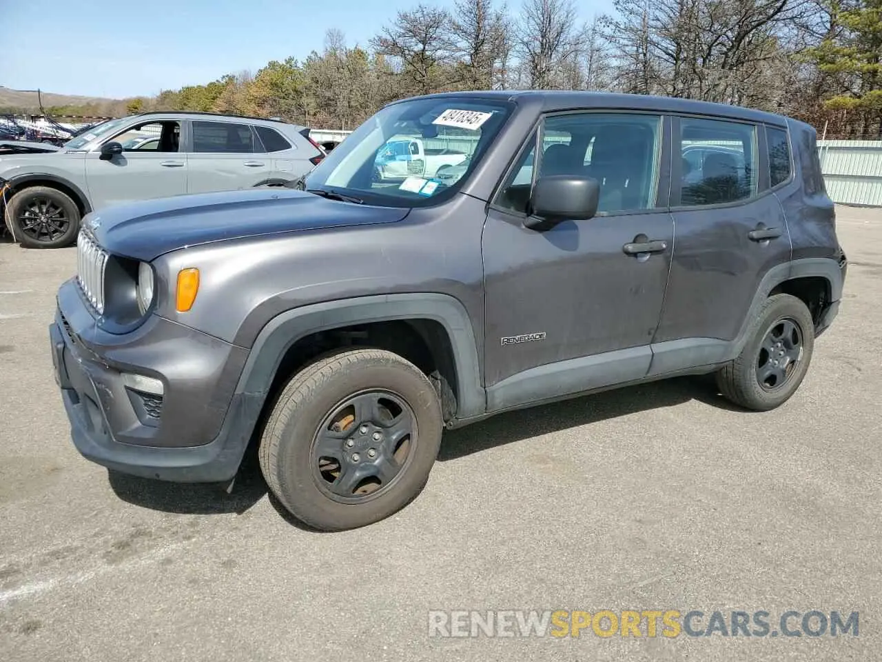 1 Photograph of a damaged car ZACNJBAB9KPK92966 JEEP RENEGADE 2019