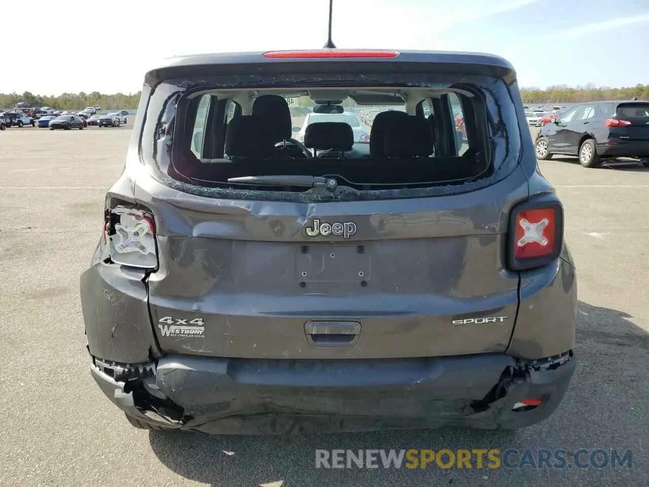 6 Photograph of a damaged car ZACNJBAB9KPK92966 JEEP RENEGADE 2019