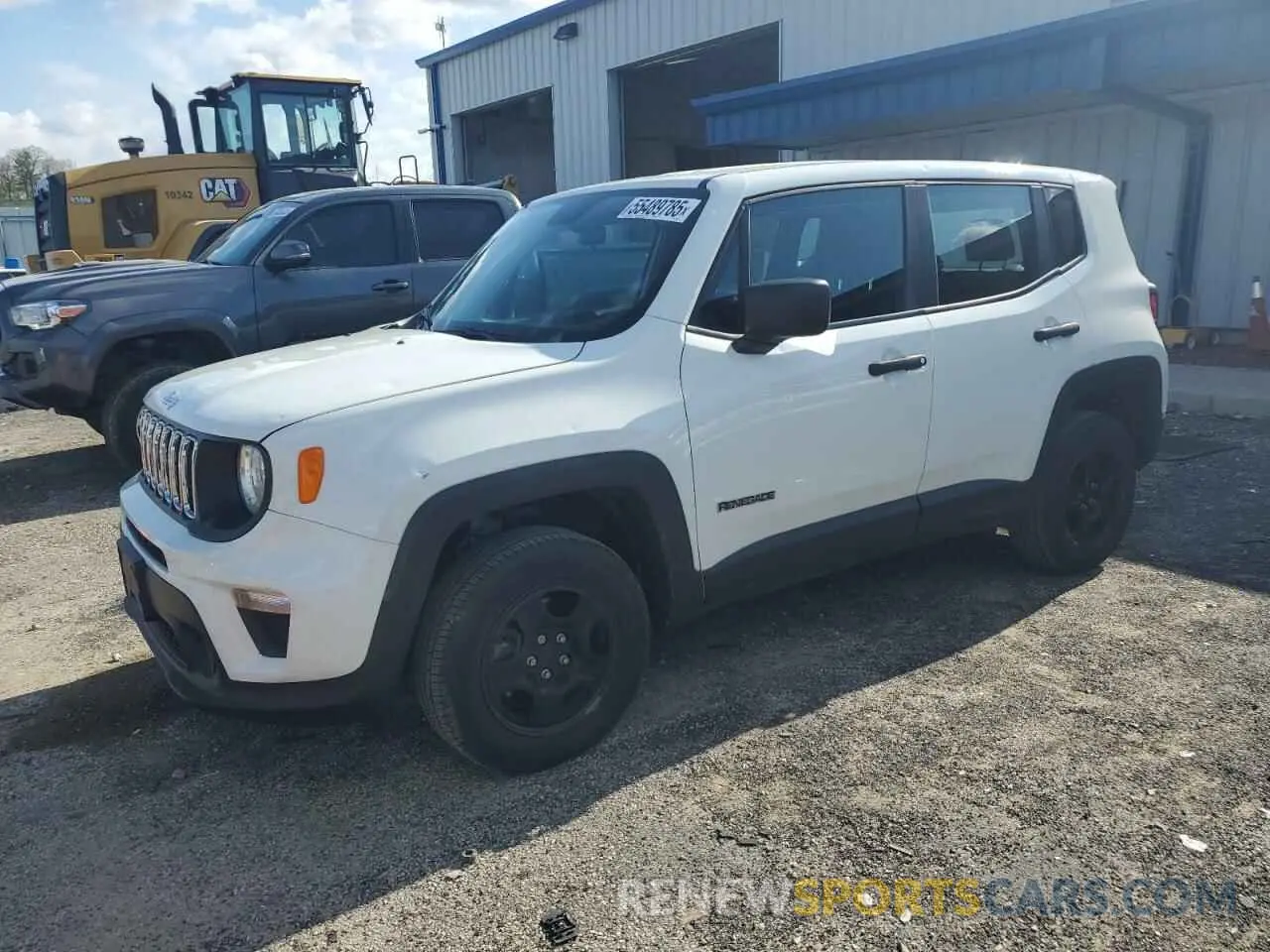 1 Photograph of a damaged car ZACNJBABXKPJ76546 JEEP RENEGADE 2019