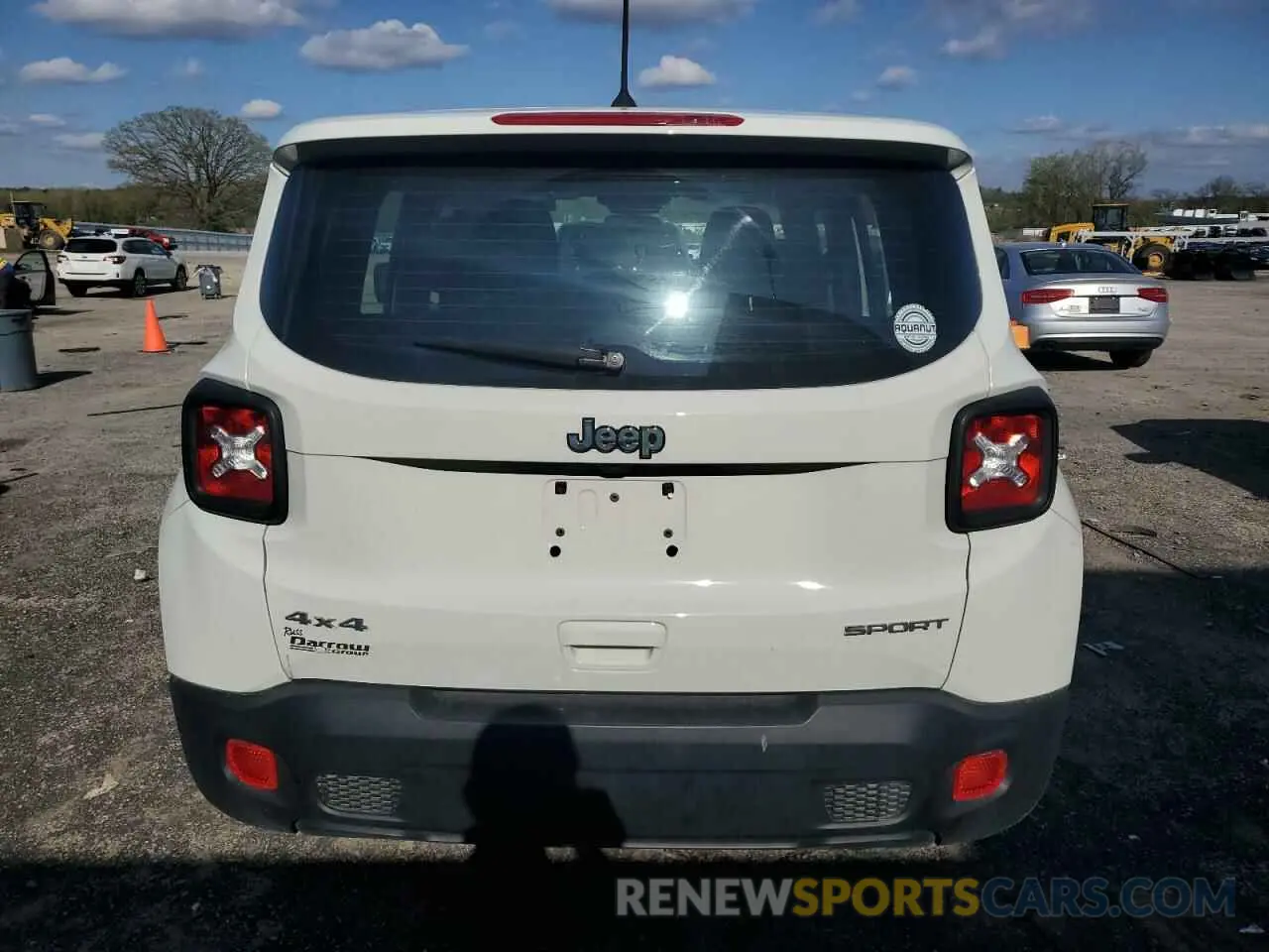 6 Photograph of a damaged car ZACNJBABXKPJ76546 JEEP RENEGADE 2019