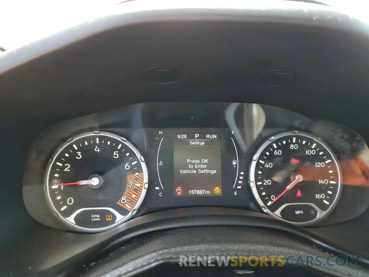 9 Photograph of a damaged car ZACNJBABXKPK61726 JEEP RENEGADE 2019