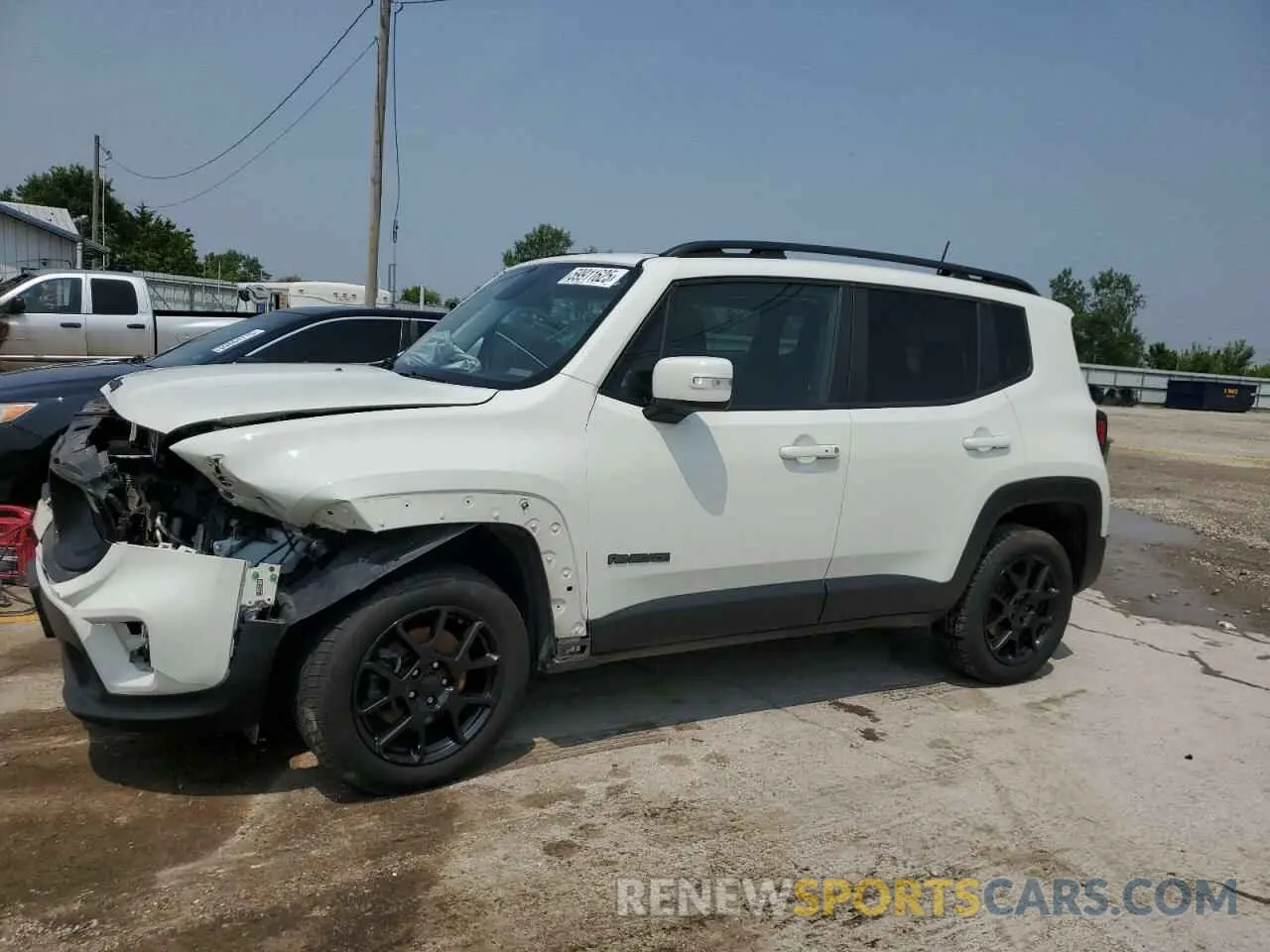 1 Photograph of a damaged car ZACNJBBB1KPK56008 JEEP RENEGADE 2019