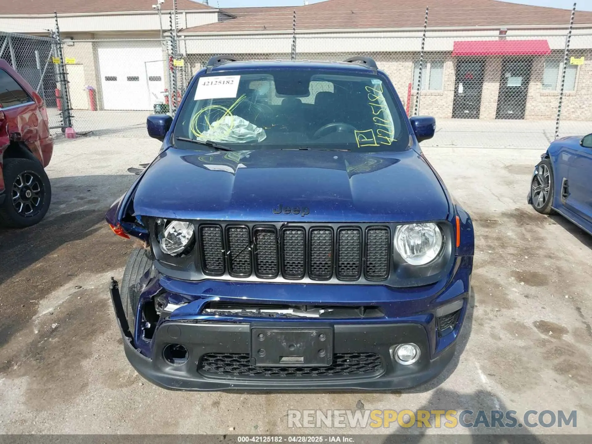 12 Photograph of a damaged car ZACNJBBB4KPK33256 JEEP RENEGADE 2019