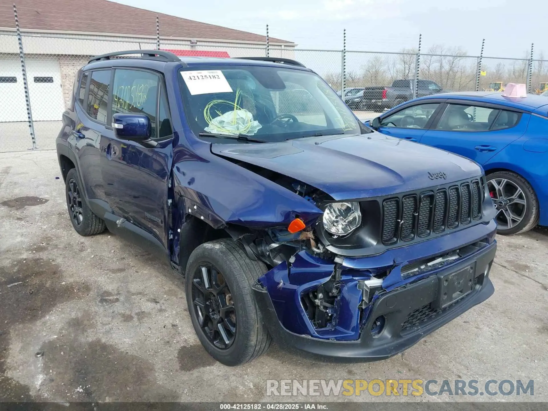 6 Photograph of a damaged car ZACNJBBB4KPK33256 JEEP RENEGADE 2019
