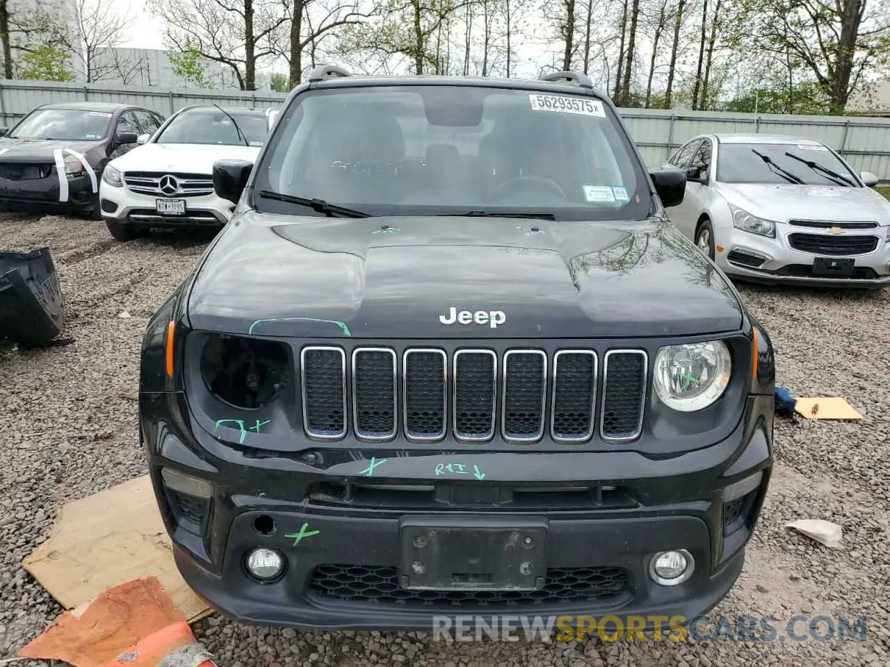 5 Photograph of a damaged car ZACNJBBB5KPJ73519 JEEP RENEGADE 2019