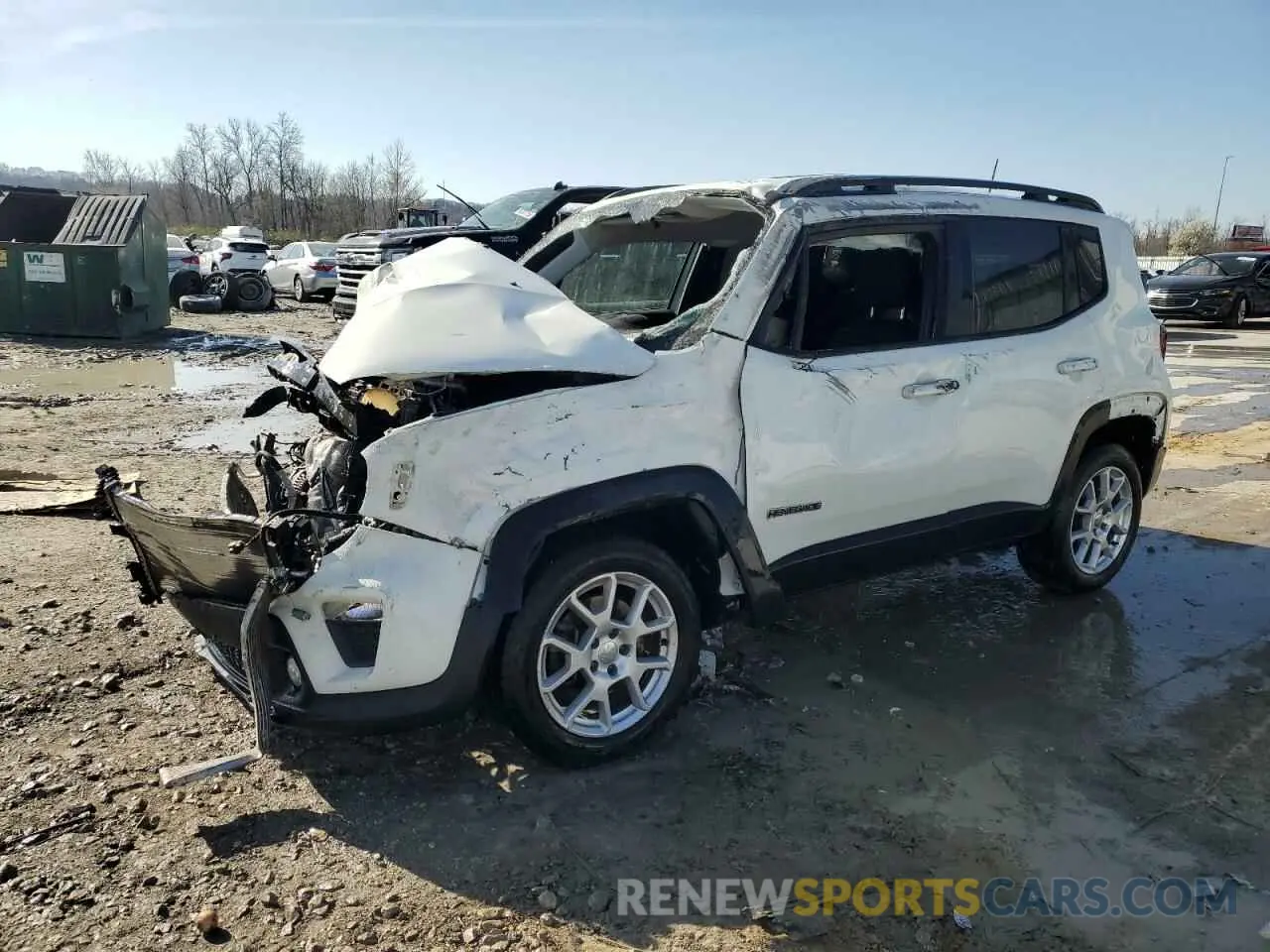 1 Фотография поврежденного автомобиля ZACNJBBB5KPK43407 JEEP RENEGADE 2019