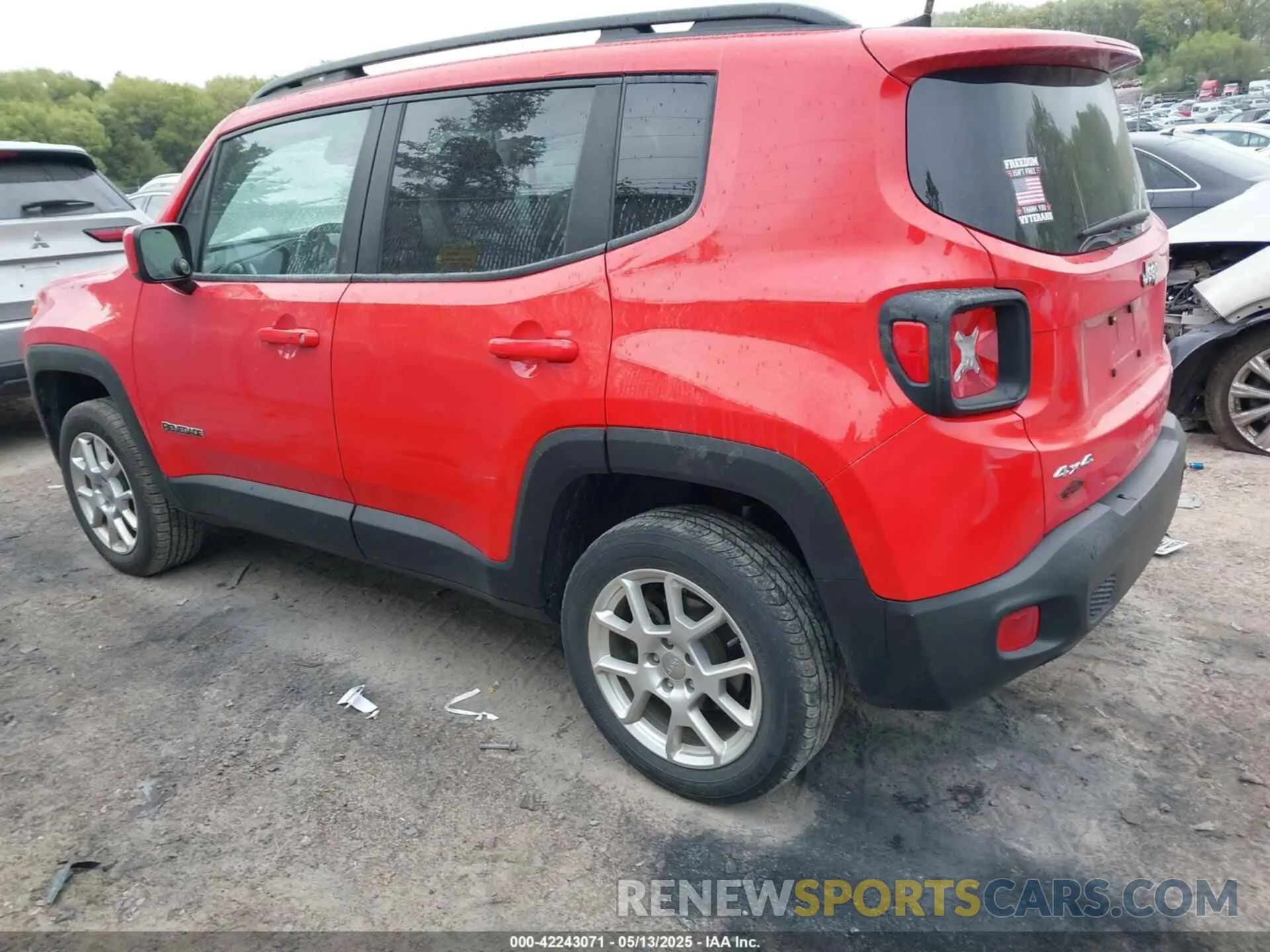 3 Фотография поврежденного автомобиля ZACNJBBB7KPK13597 JEEP RENEGADE 2019