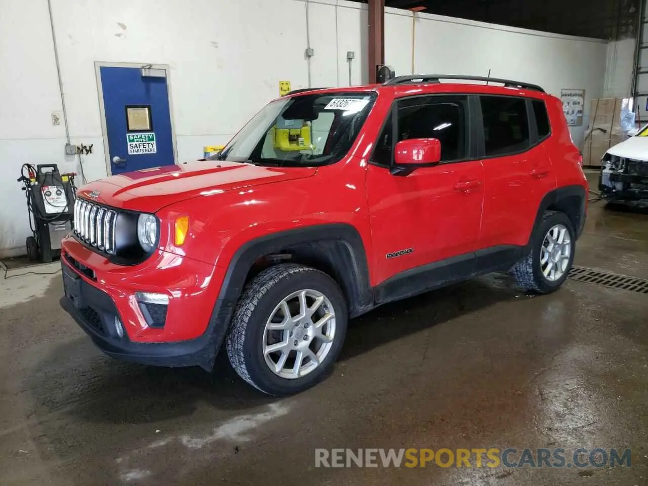 1 Photograph of a damaged car ZACNJBBB7KPK23742 JEEP RENEGADE 2019