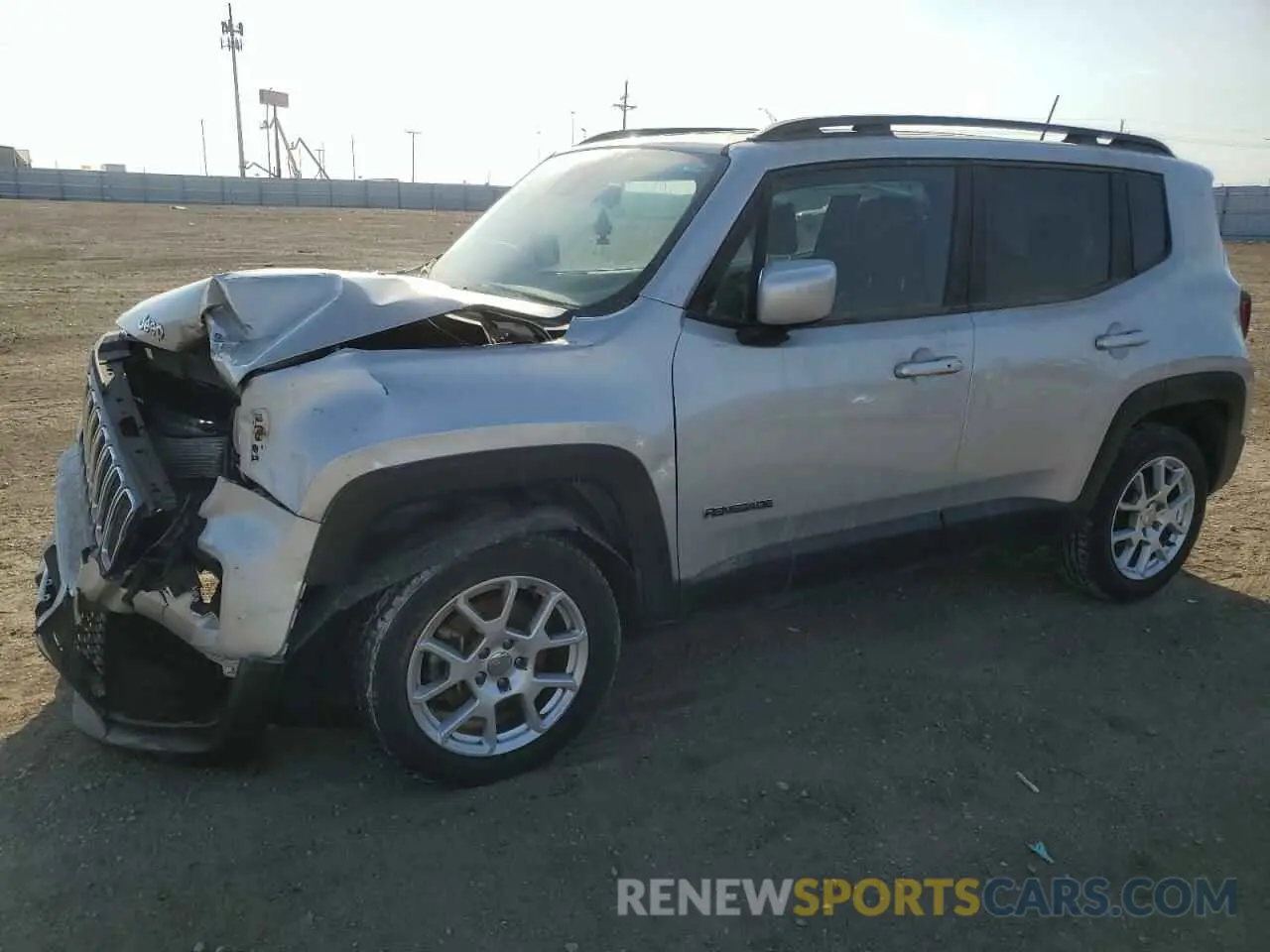 1 Photograph of a damaged car ZACNJBBBXKPK03355 JEEP RENEGADE 2019