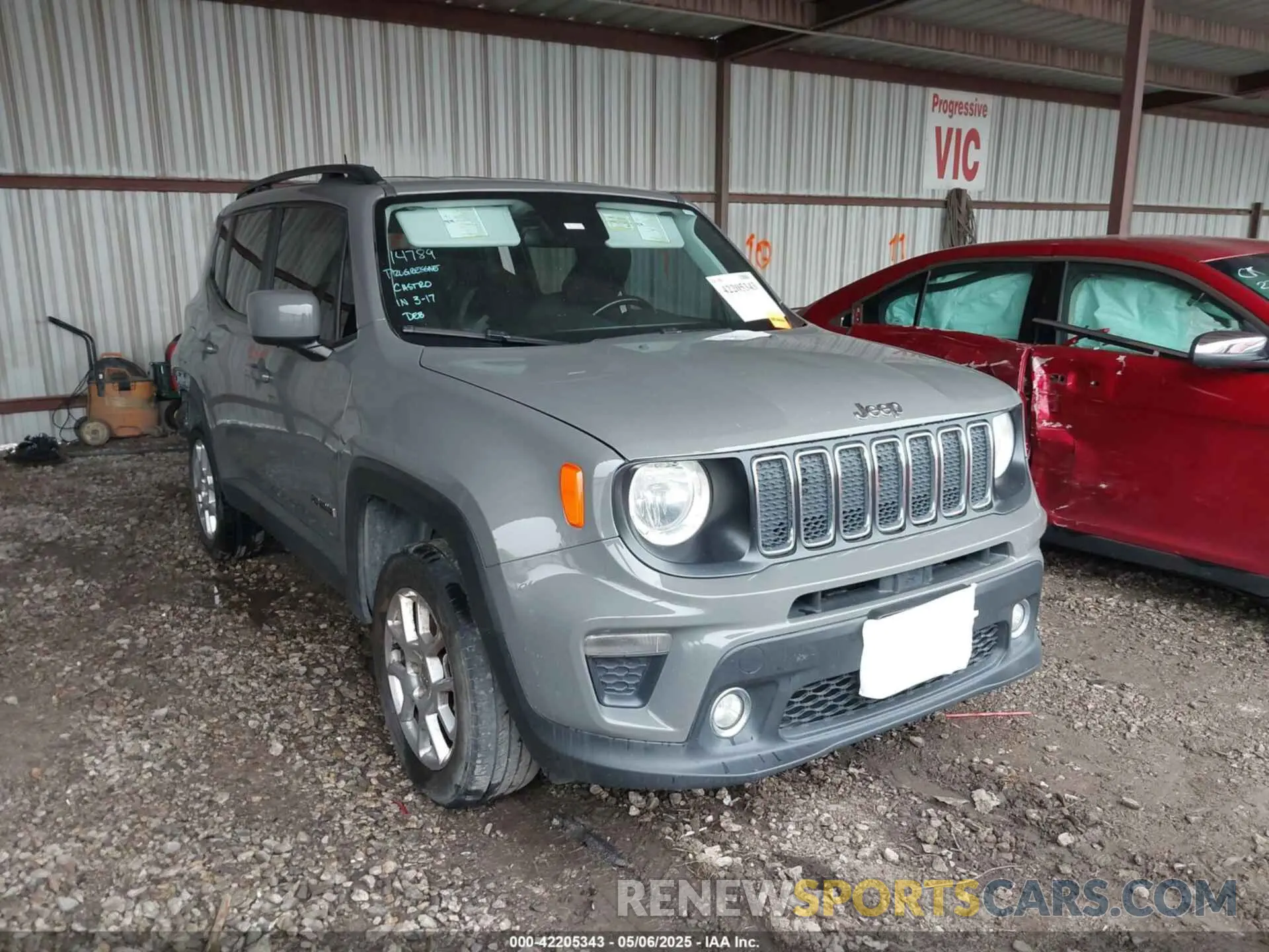 1 Photograph of a damaged car ZACNJBBBXKPK65404 JEEP RENEGADE 2019
