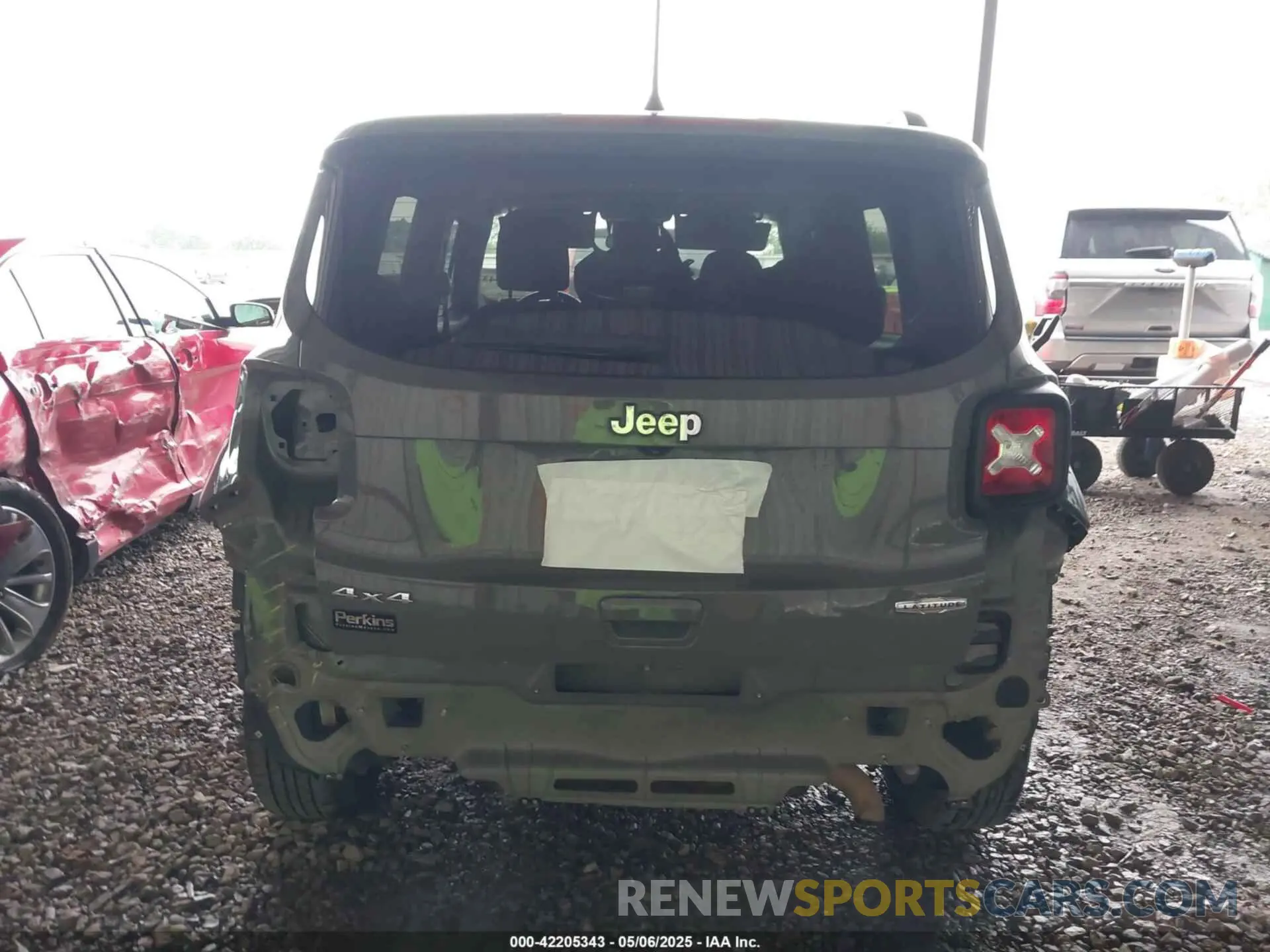 16 Photograph of a damaged car ZACNJBBBXKPK65404 JEEP RENEGADE 2019