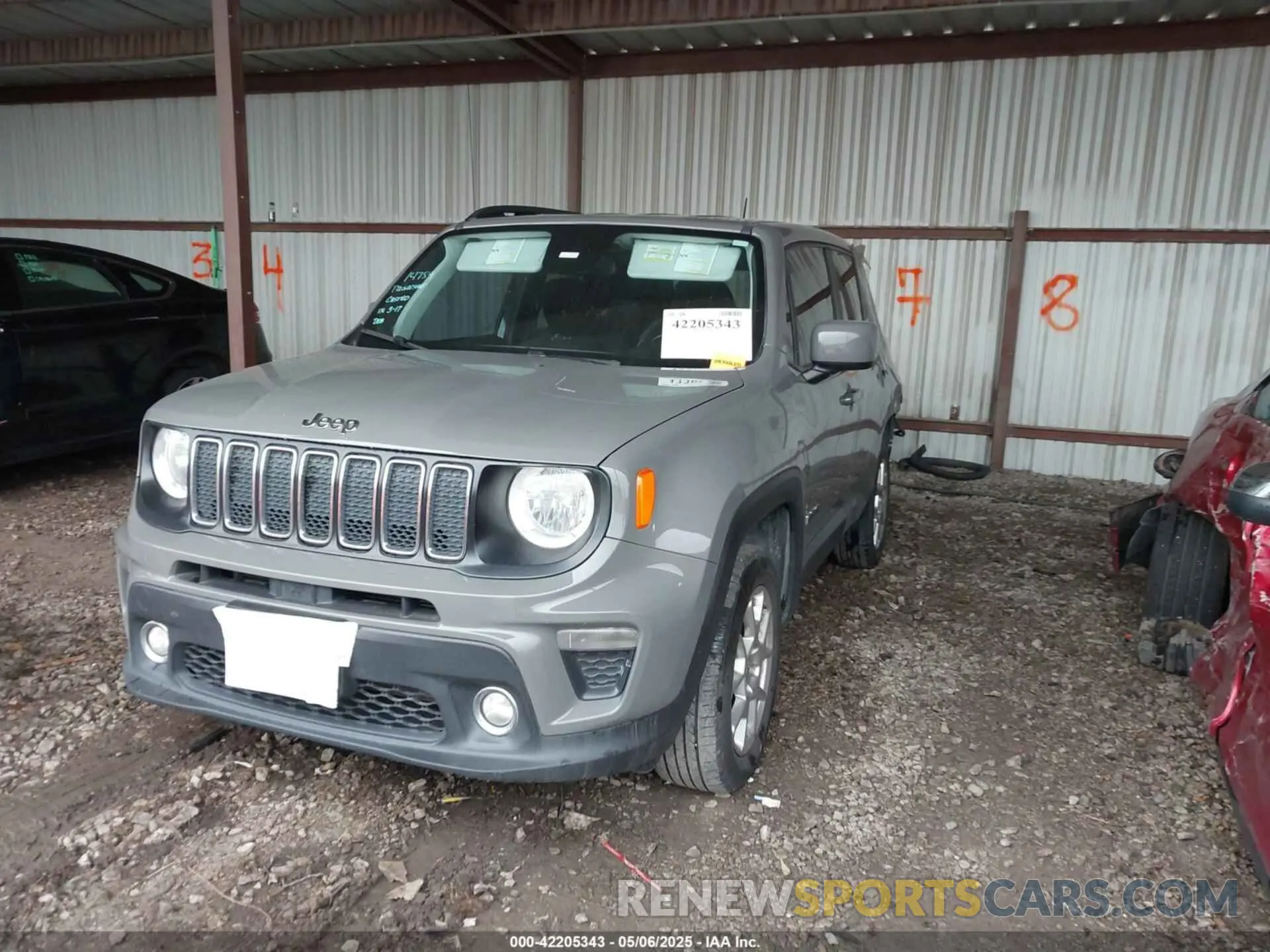 2 Photograph of a damaged car ZACNJBBBXKPK65404 JEEP RENEGADE 2019