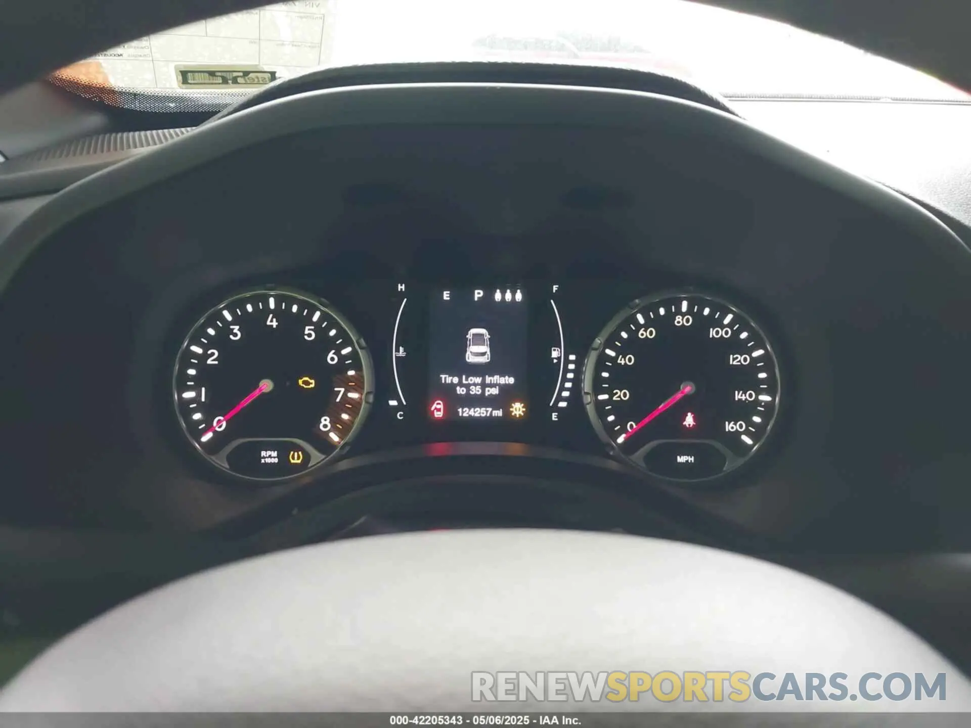 7 Photograph of a damaged car ZACNJBBBXKPK65404 JEEP RENEGADE 2019