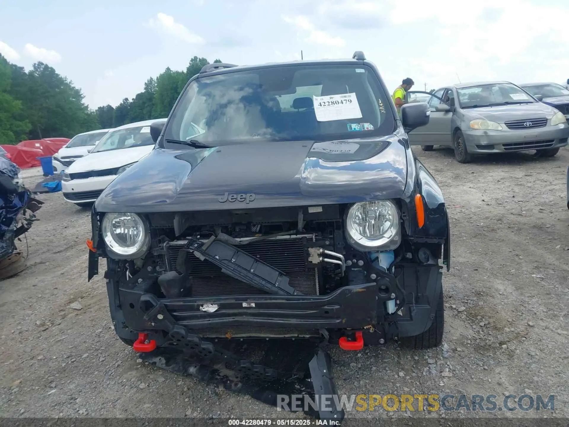 12 Фотография поврежденного автомобиля ZACNJBC14KPK13840 JEEP RENEGADE 2019