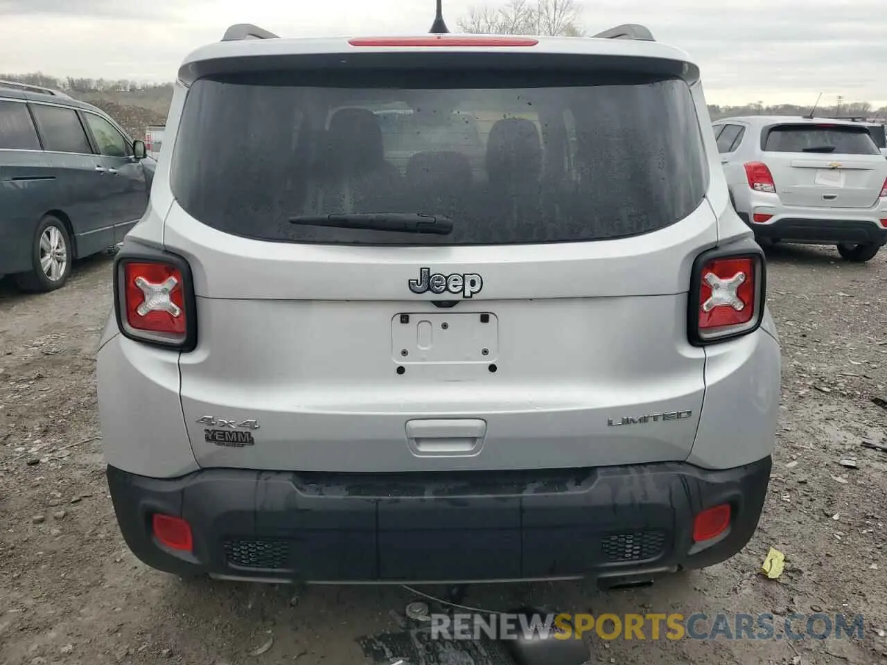 6 Photograph of a damaged car ZACNJBD18KPJ93770 JEEP RENEGADE 2019