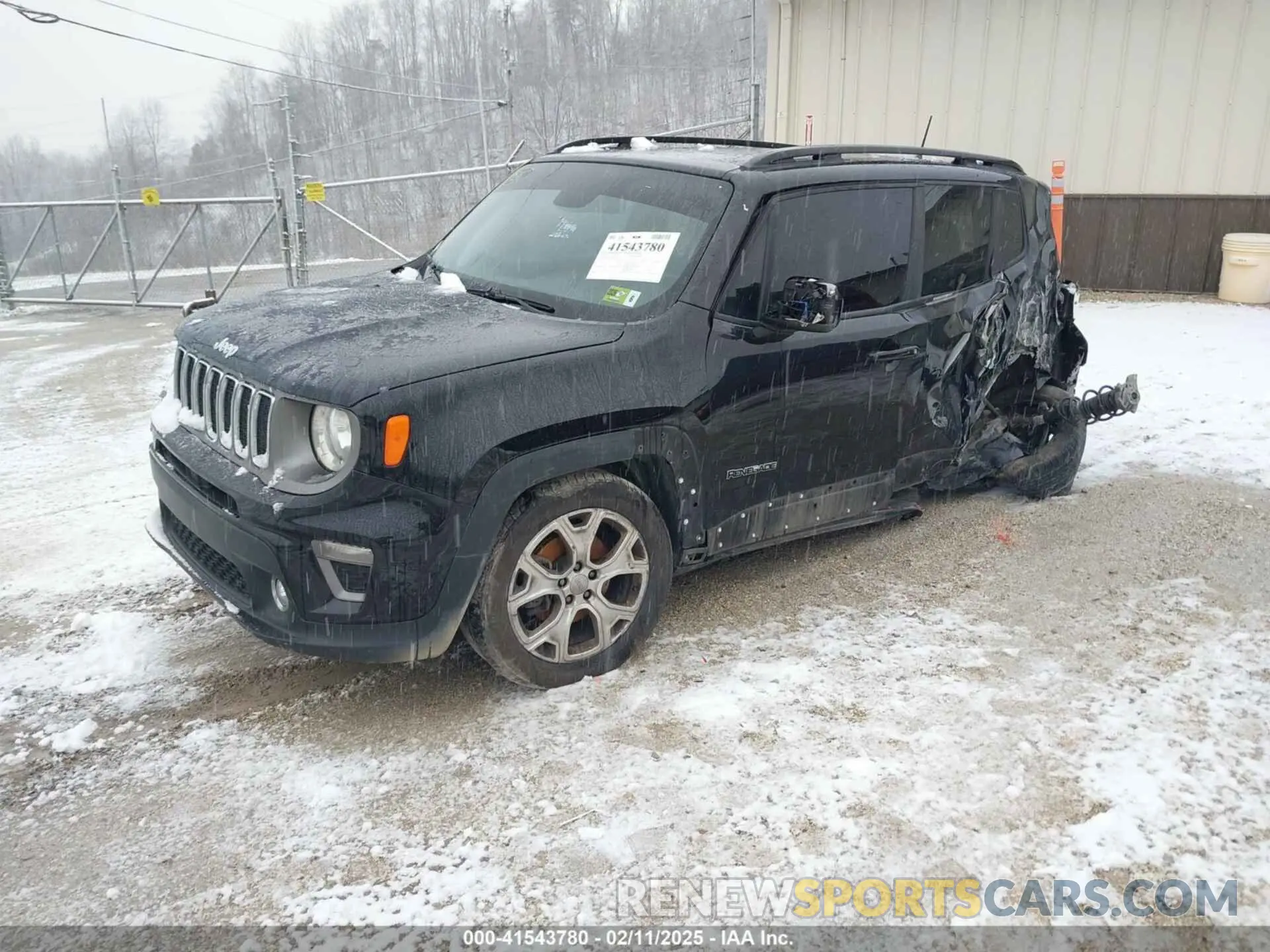 2 Photograph of a damaged car ZACNJBD19KPJ93616 JEEP RENEGADE 2019