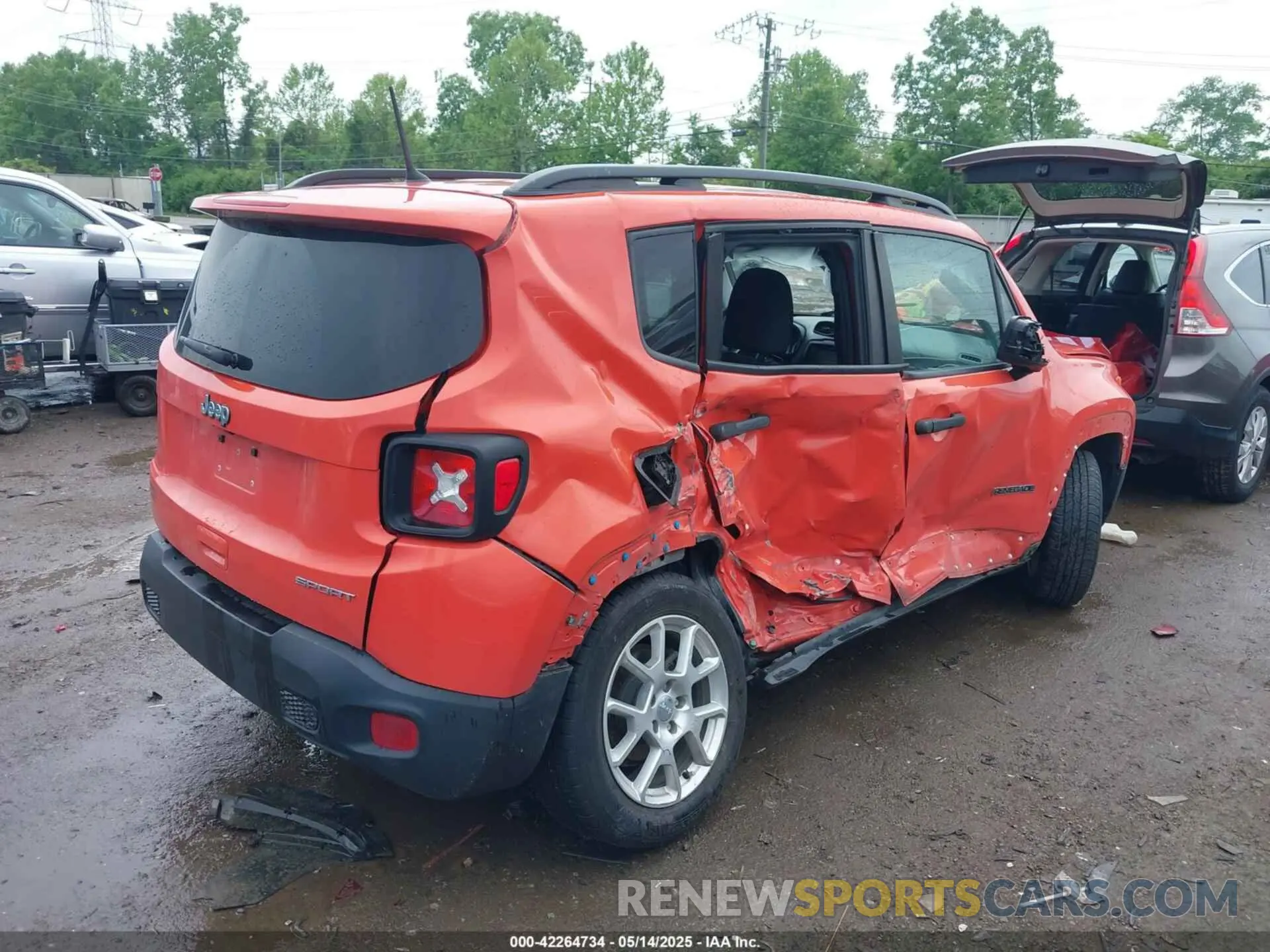 4 Фотография поврежденного автомобиля ZACNJAAB0LPL08984 JEEP RENEGADE 2020