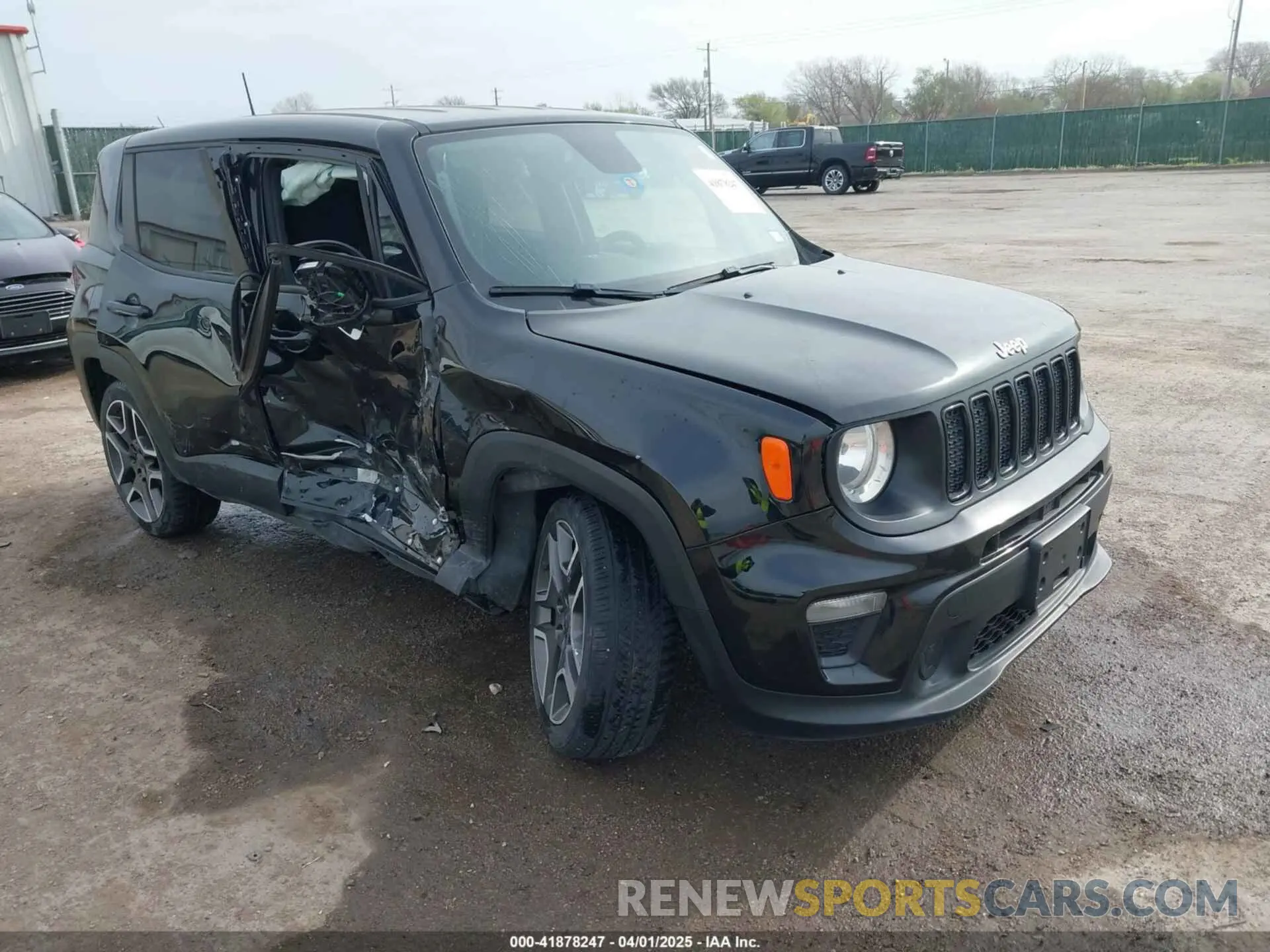1 Photograph of a damaged car ZACNJAAB0LPL71695 JEEP RENEGADE 2020