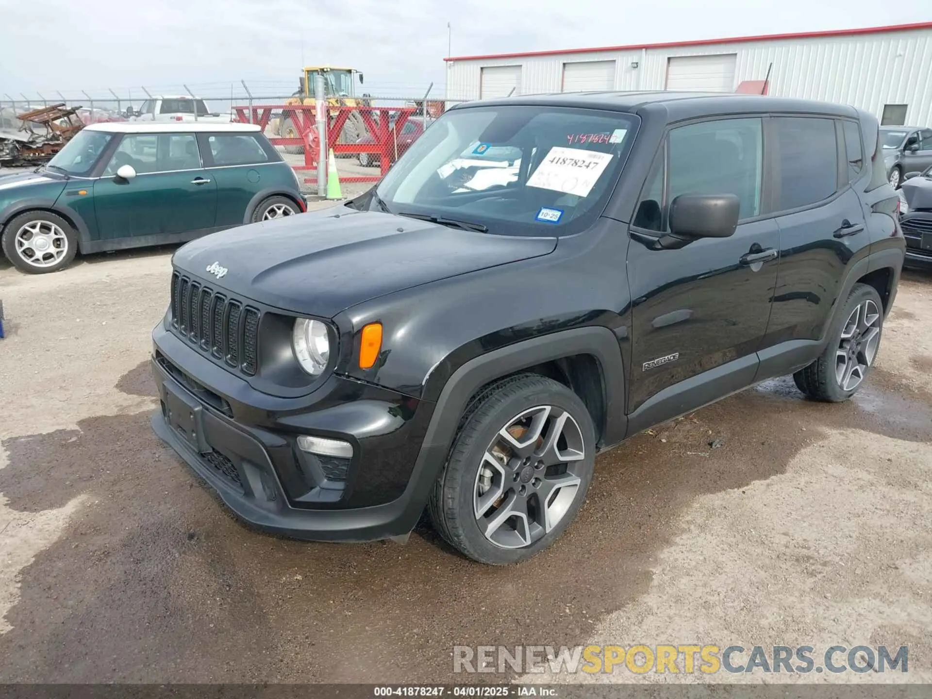 2 Photograph of a damaged car ZACNJAAB0LPL71695 JEEP RENEGADE 2020