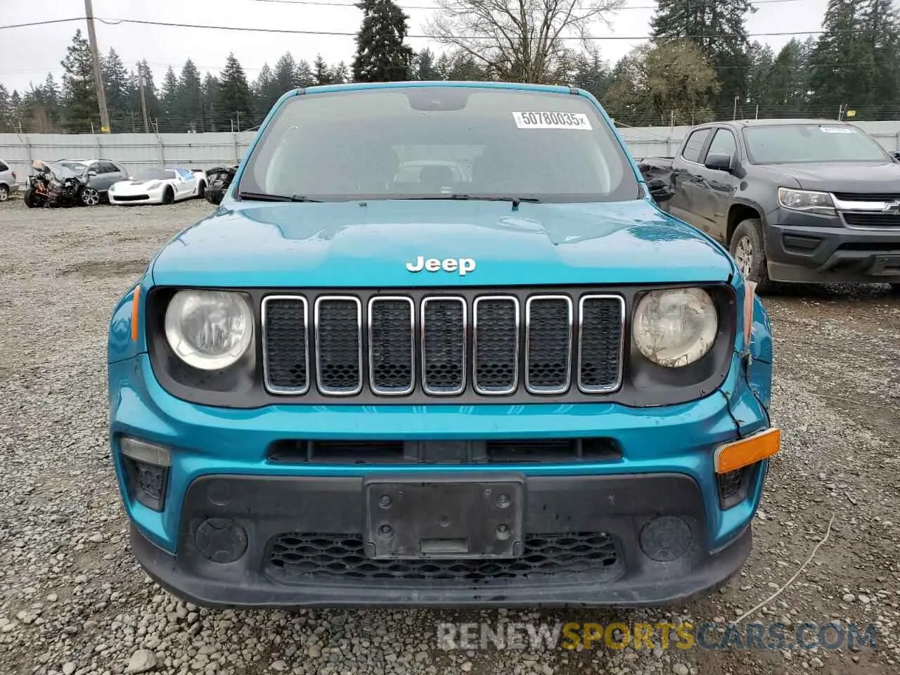 5 Фотография поврежденного автомобиля ZACNJAAB1LPM01724 JEEP RENEGADE 2020