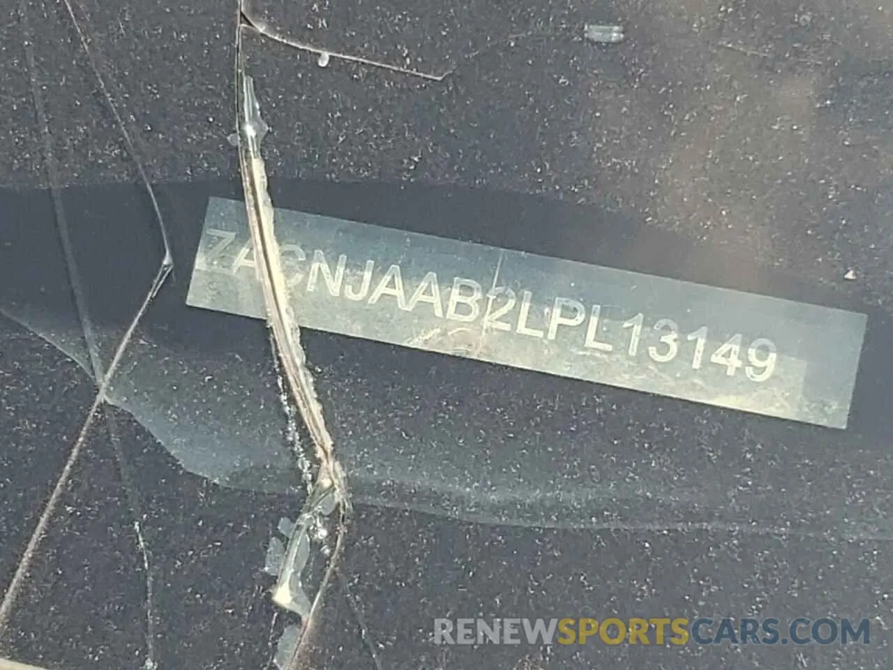 13 Photograph of a damaged car ZACNJAAB2LPL13149 JEEP RENEGADE 2020