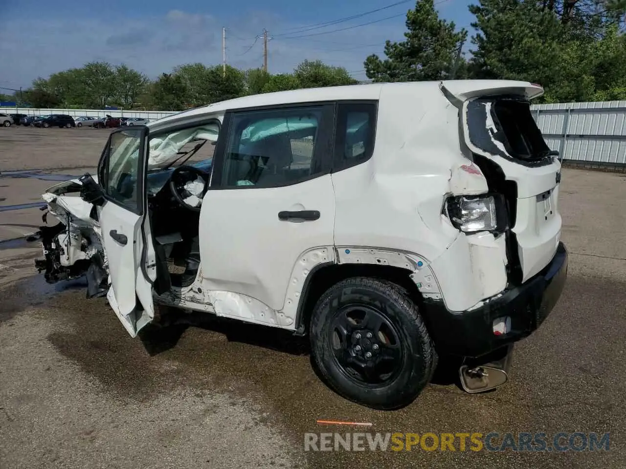 2 Photograph of a damaged car ZACNJAAB4LPL24265 JEEP RENEGADE 2020