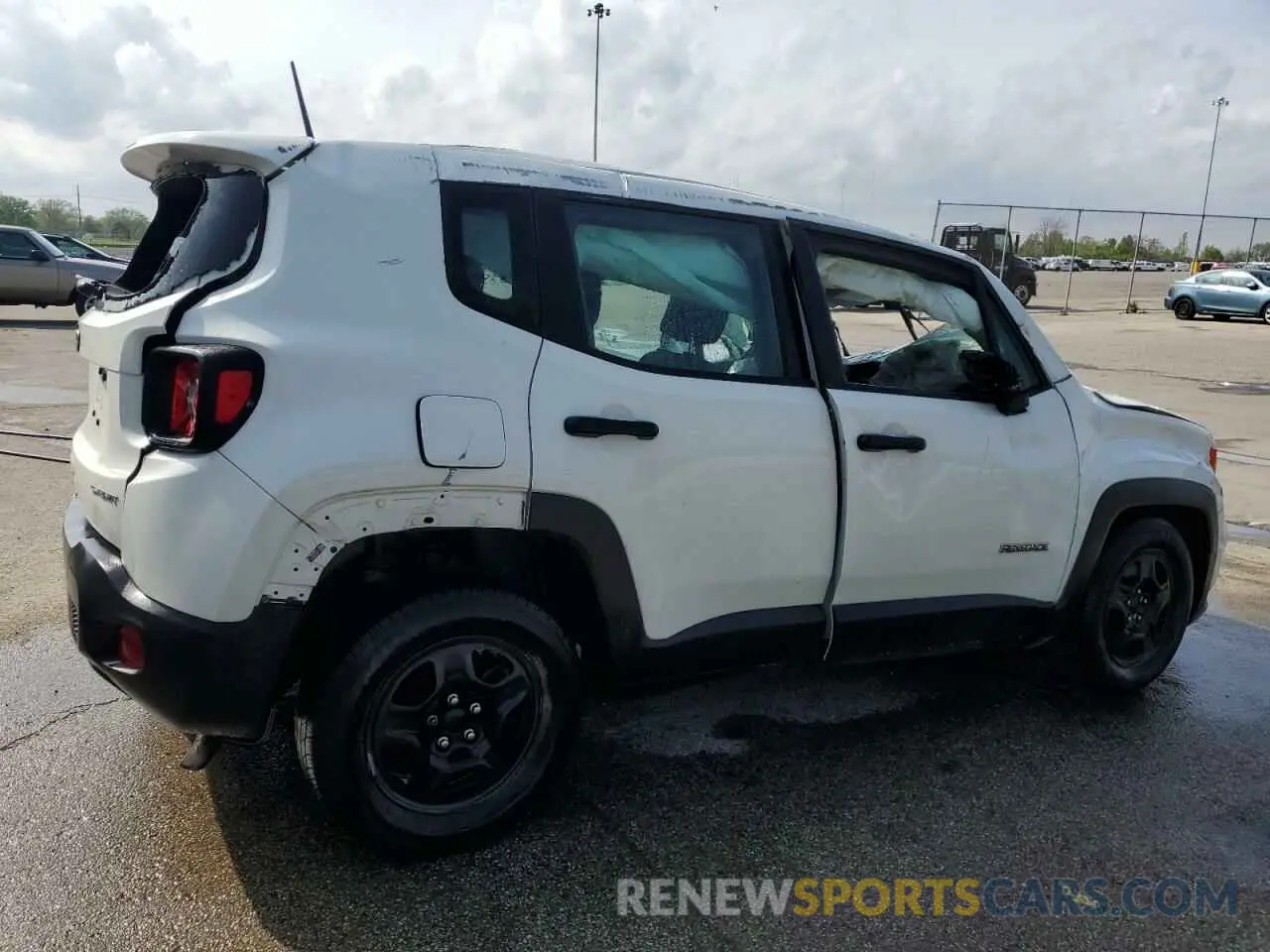 3 Photograph of a damaged car ZACNJAAB4LPL24265 JEEP RENEGADE 2020