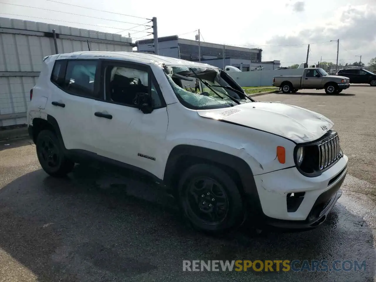 4 Photograph of a damaged car ZACNJAAB4LPL24265 JEEP RENEGADE 2020