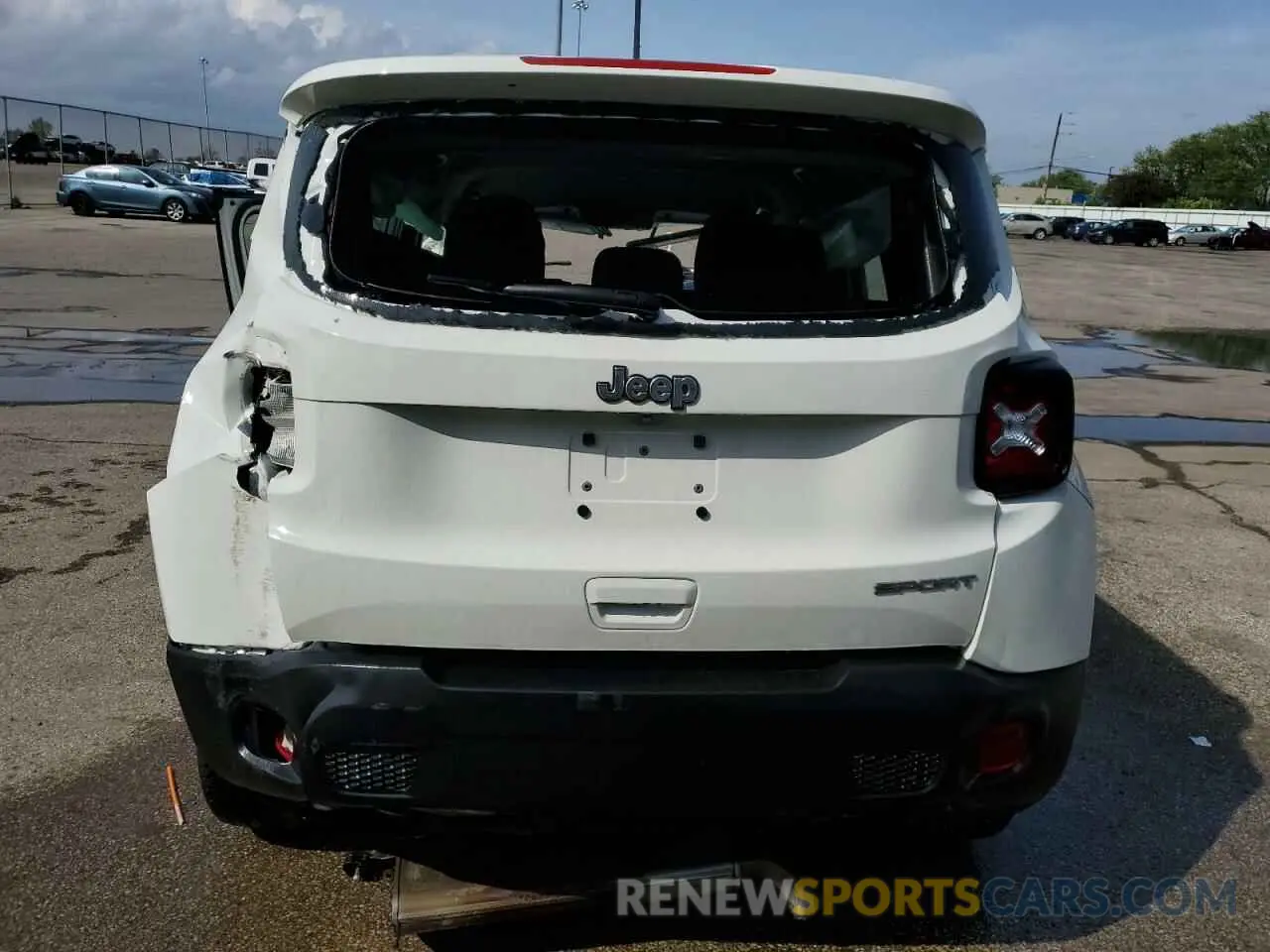 6 Photograph of a damaged car ZACNJAAB4LPL24265 JEEP RENEGADE 2020