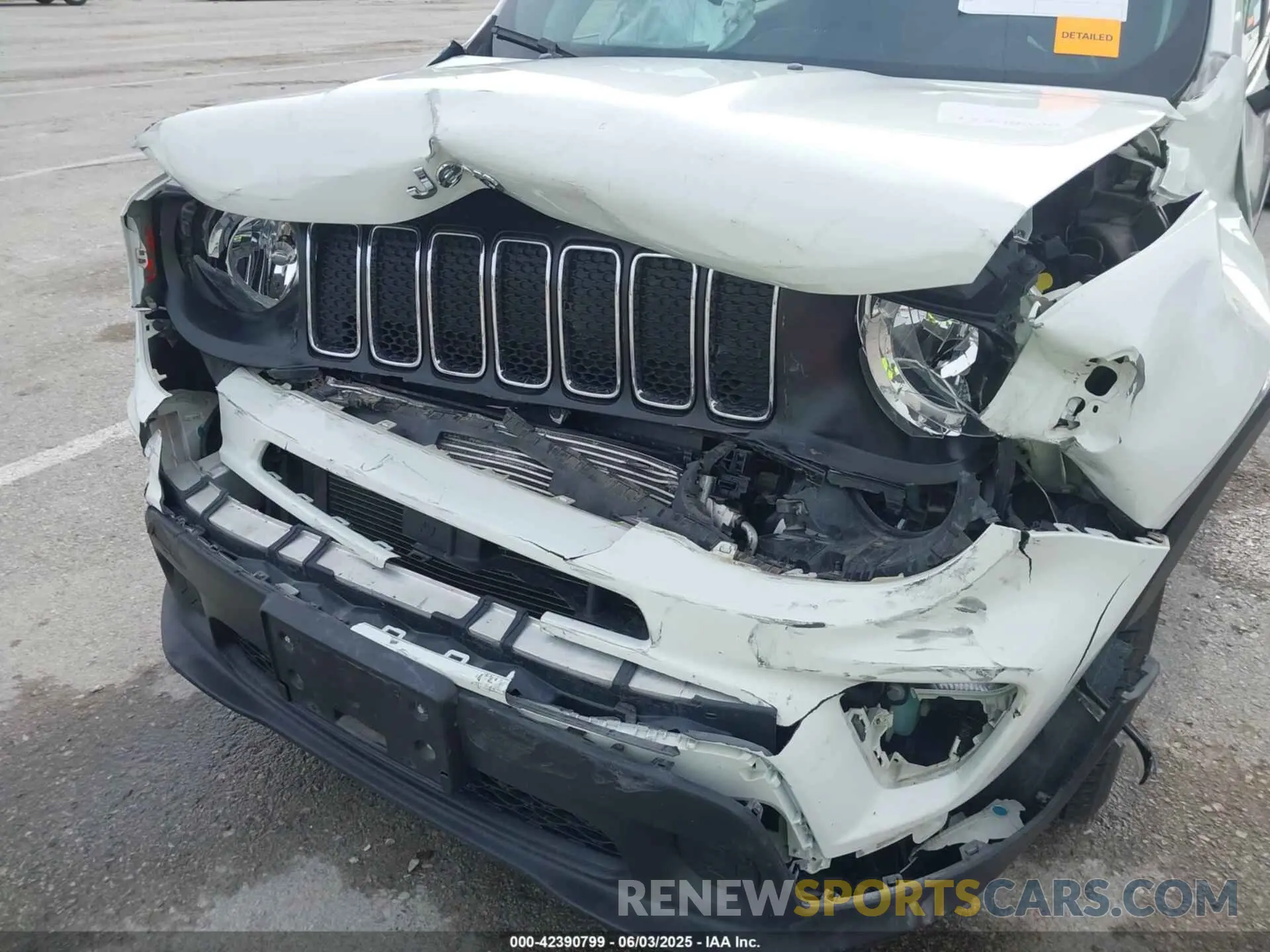 6 Photograph of a damaged car ZACNJAAB4LPL64670 JEEP RENEGADE 2020